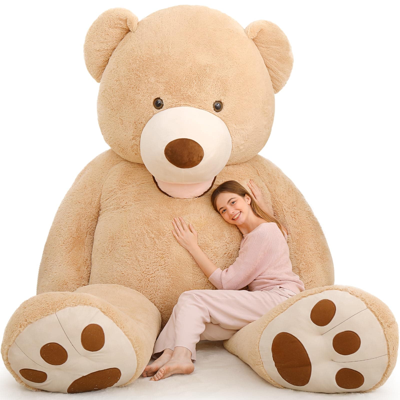 MaoGoLan 10' Giant Teddy Bear, Brown