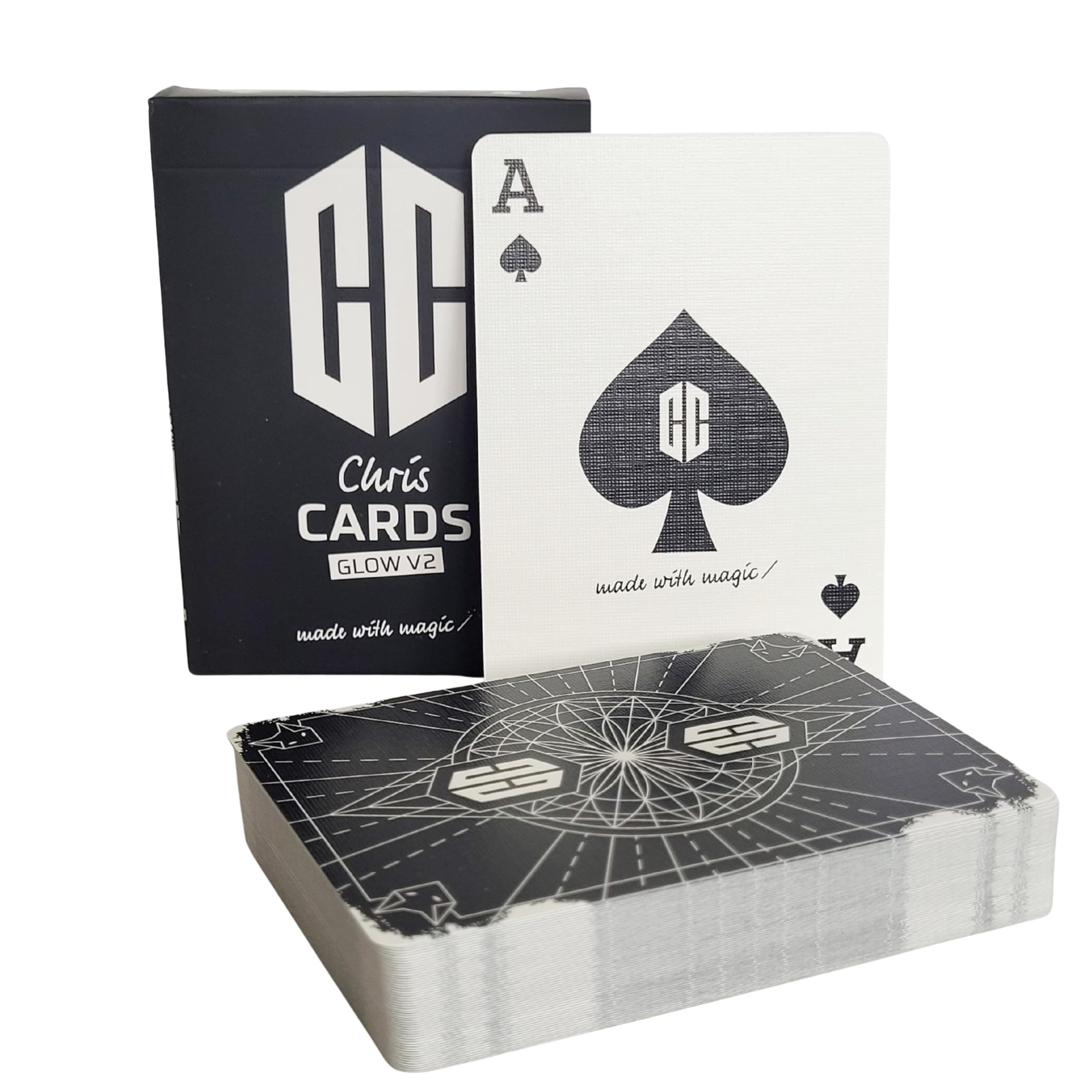 V2 Playing - istry, Magic with Glow Effect Deck Magic Tricks - Playing - Poker ( Glow V2)