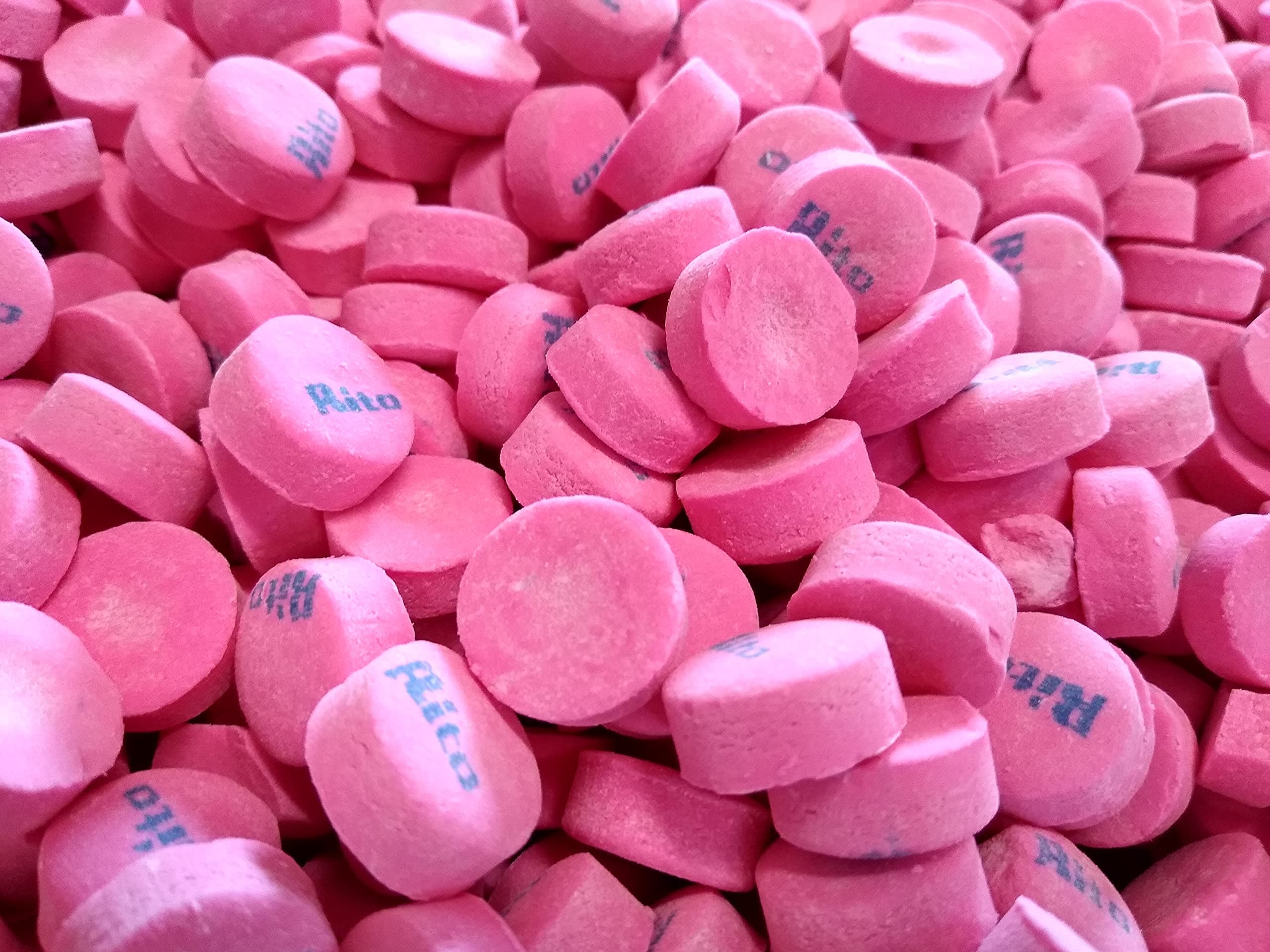 EMPORIUM CANDY TASTY TREATS FOR THE TUMMY Rito's Pink Wintergreen Mints 2lb - Perfect After Dinner Fresh Delicious Bulk