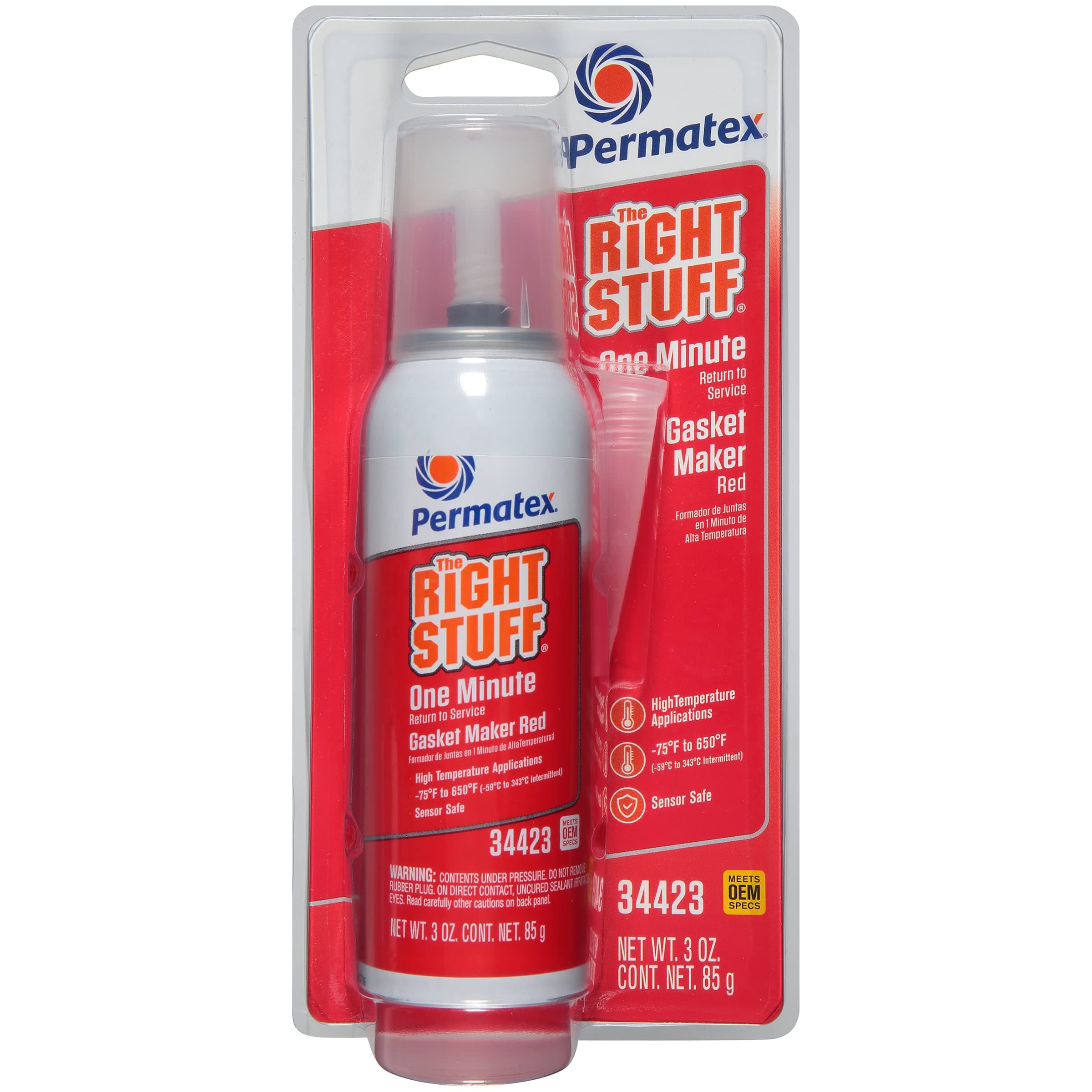 Permatex Right Stuff Red High Temperature Gasket Maker 3 oz