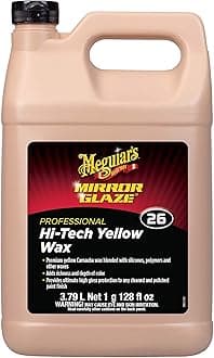 Meguiar's mirror glaze hi-tech yellow wax, 1 gallon
