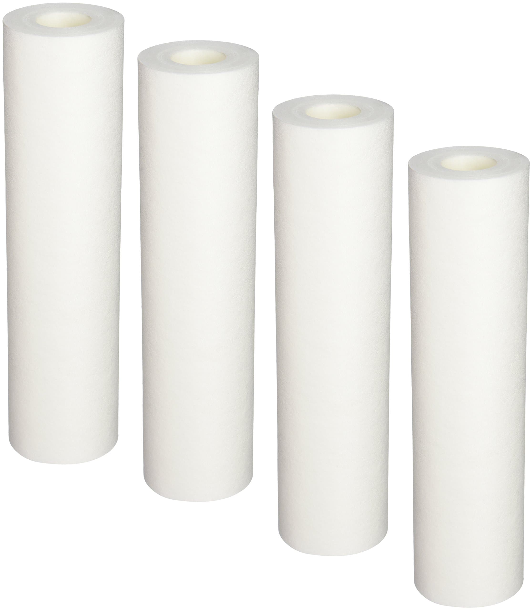 EQ-304 Replacement 10-Inch, Sediment Pre-filters for Whole House Water Filter Systems, White,4-pack