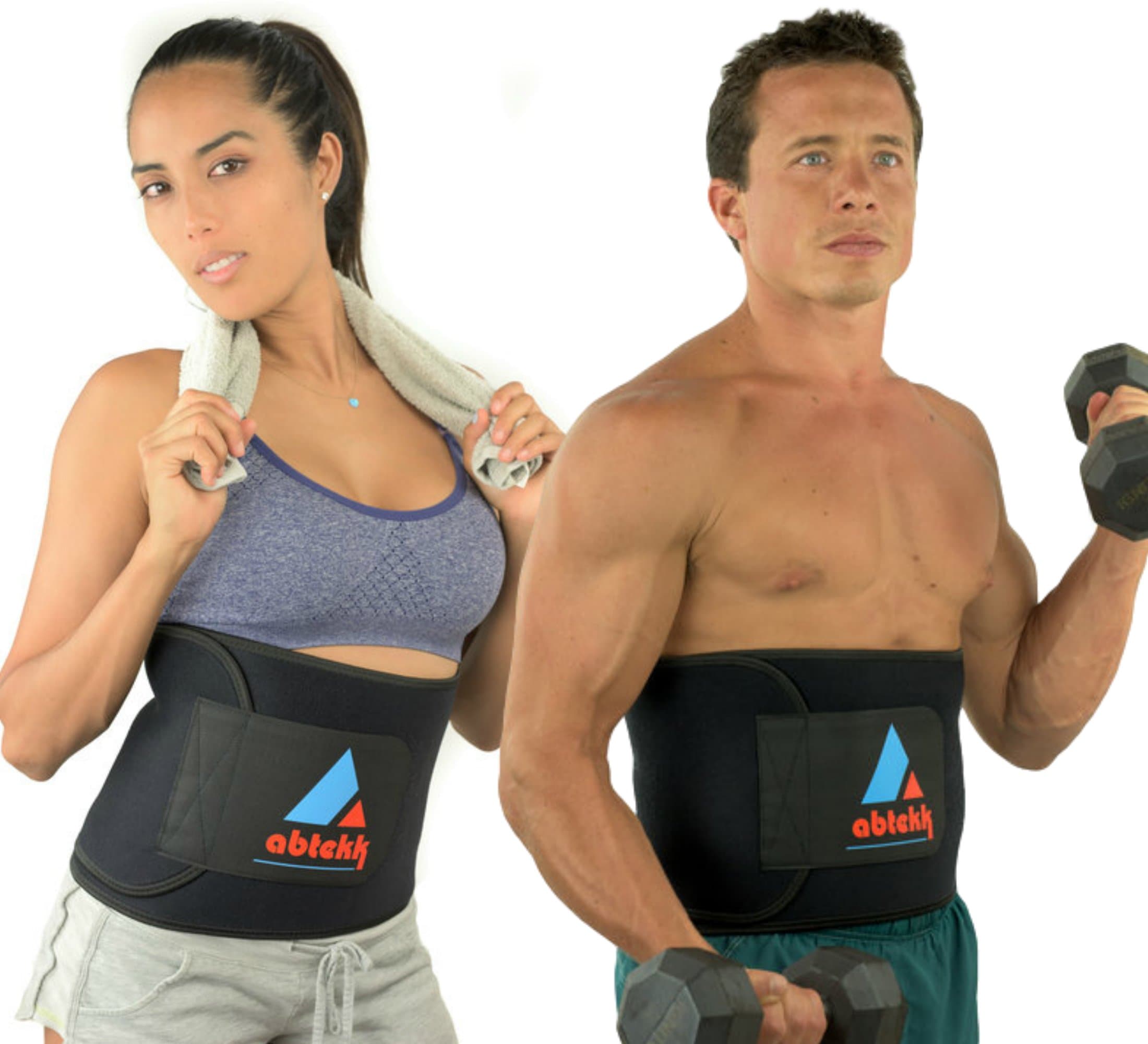 Abtekk Waist Slimming Belt Sweat Belt Exercise Belt For Men & Women