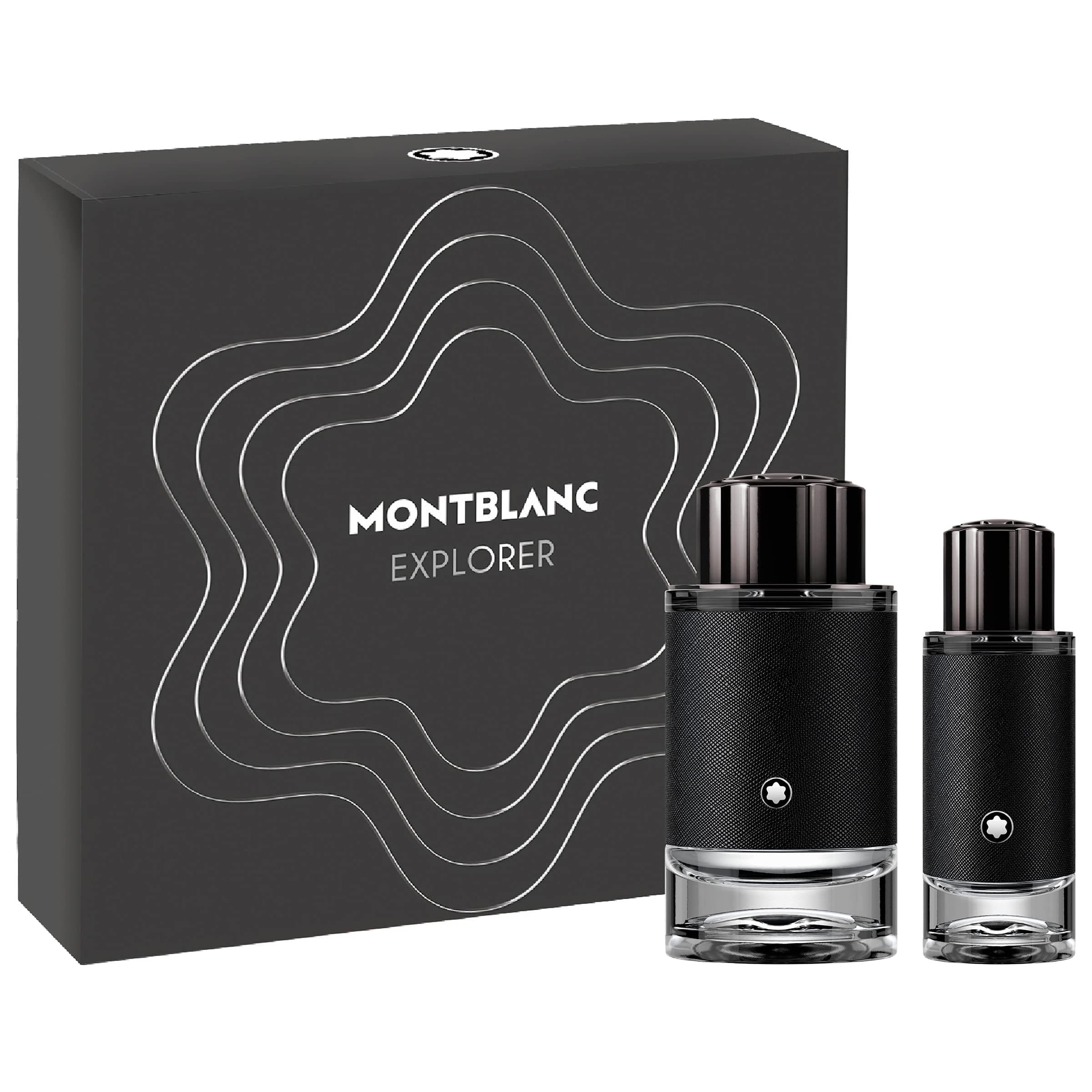 MontblancExplorer Eau de Parfum 2 Piece Set - 3.3 fl. oz. Spray, 1.0 fl. oz. Spray - Long Lasting Fragrance with notes of Sage, Sandalwood & Patchouli - Woody & Aromatic