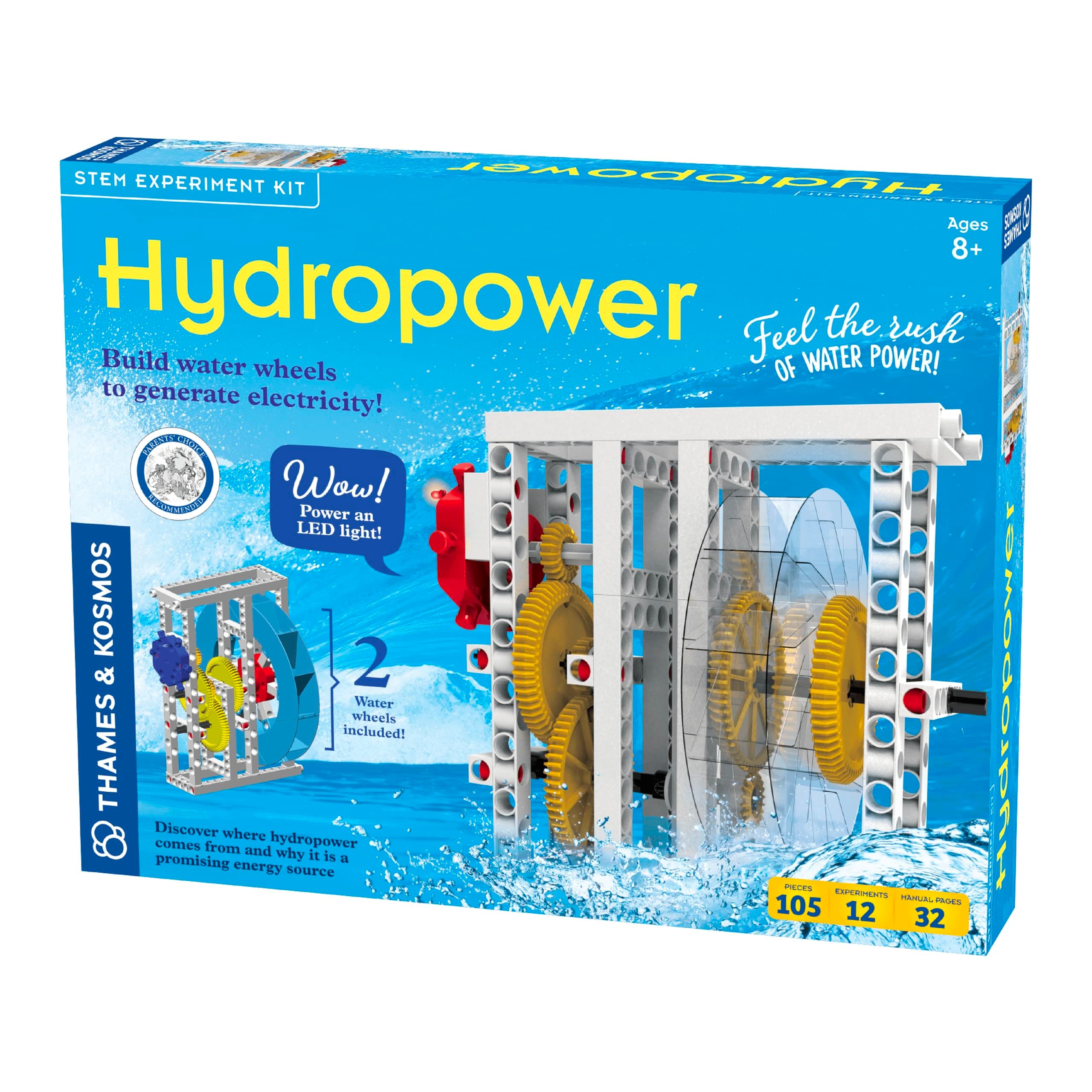 サイエンストイ 化学・科学おもちゃ 水力発電実験キット Hydropower Science Kit
