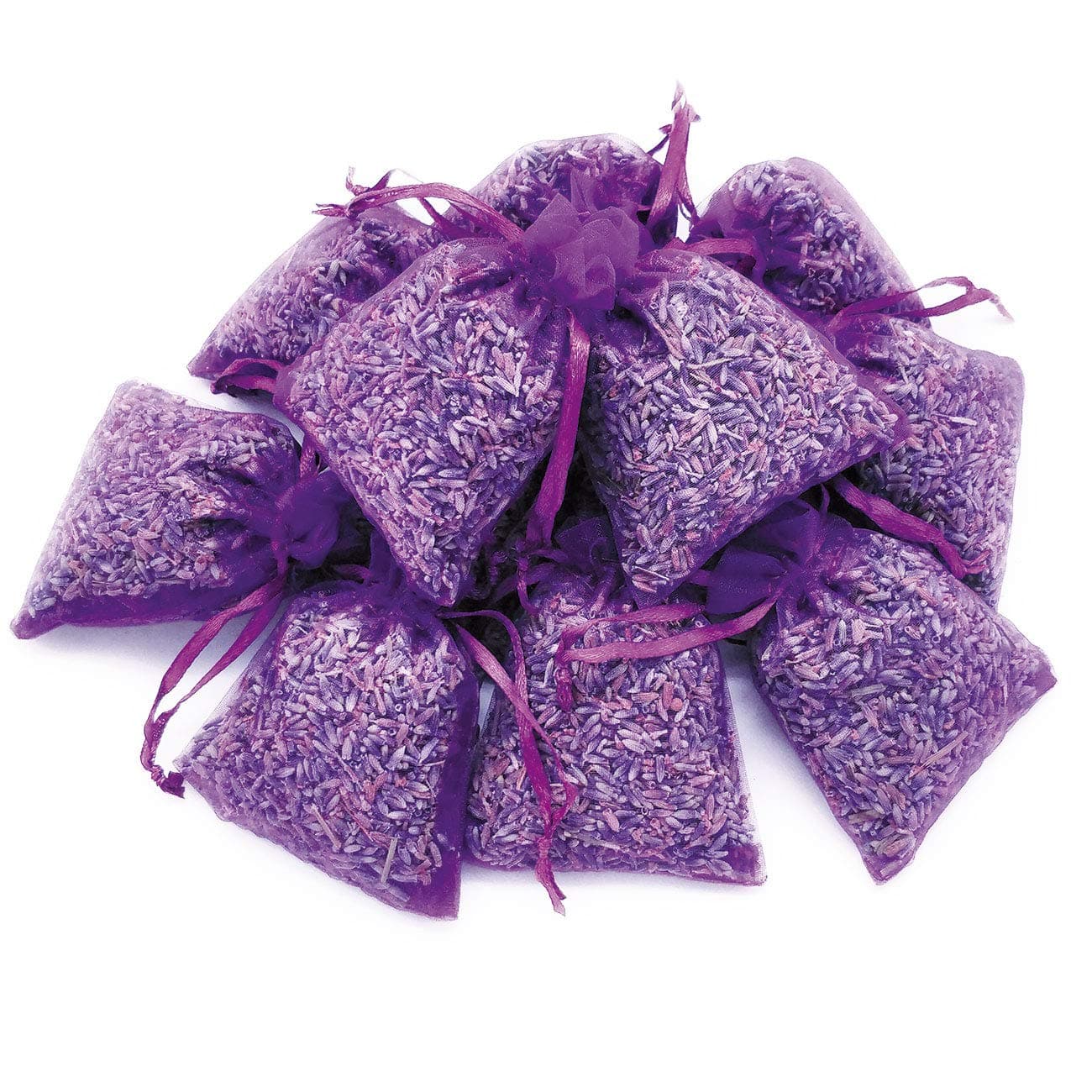 OLILLY 2021 Harvest - Sachets of Lavender from French Provence (Mauve, 12 Sachets)