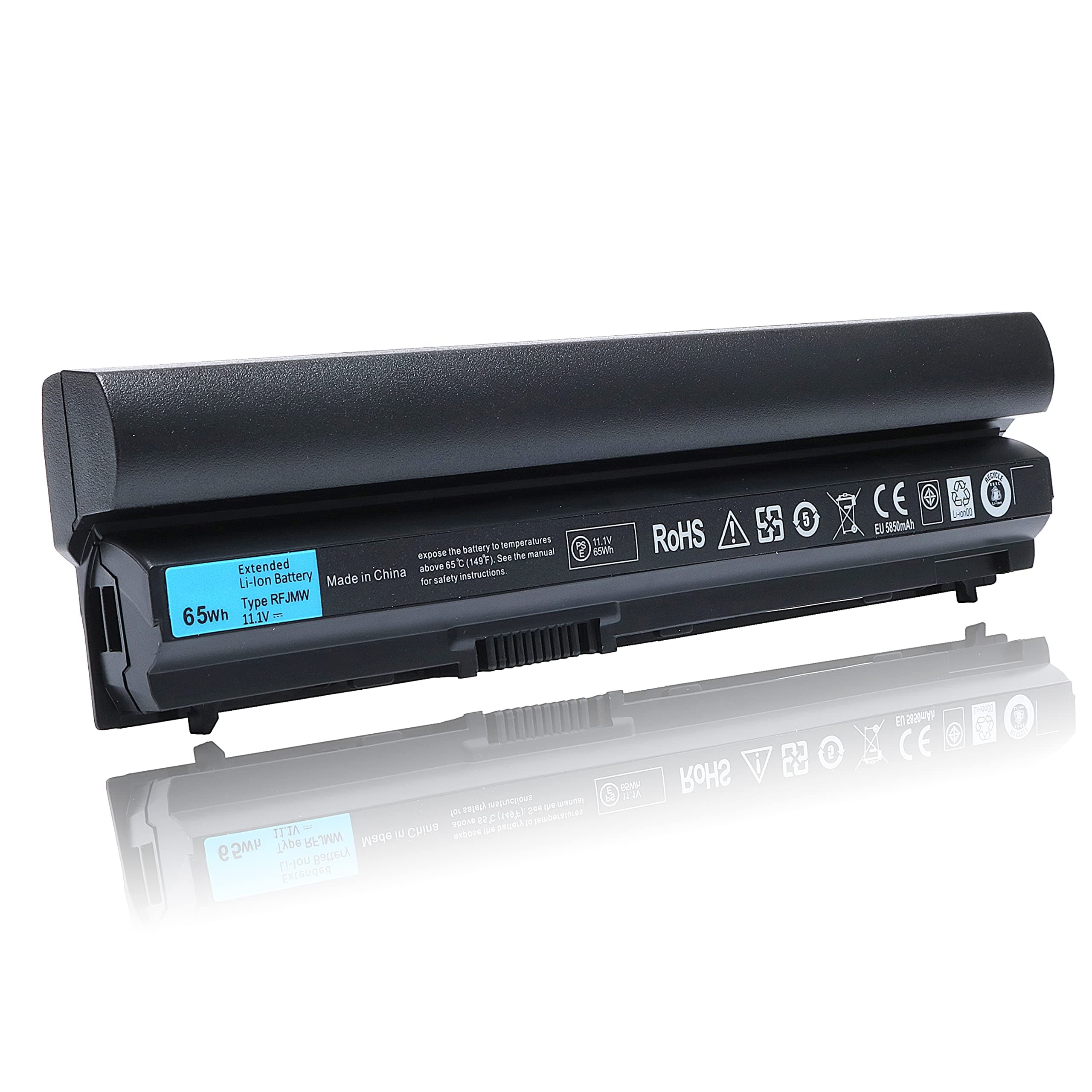 E6230 E6330 Laptop Battery Replacement for Dell Latitude E6220 E6230 E6320 E6330 E6430S fits RFJMW X57F1 7FF1K FRR0G J79X4 K4CP5 Y0WYY Y61CV 312-1239 312-1241 312-1381 Battery-11.1V 65Wh