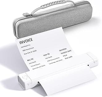 COLORWING Portable Thermal Printer M08F, Portable Wireless Printer for Travel and Home Use Compatible with iOS, Android,PC, Wireless Bluetooth Printers Support 8.5" X 11" US Letter Thermal Paper