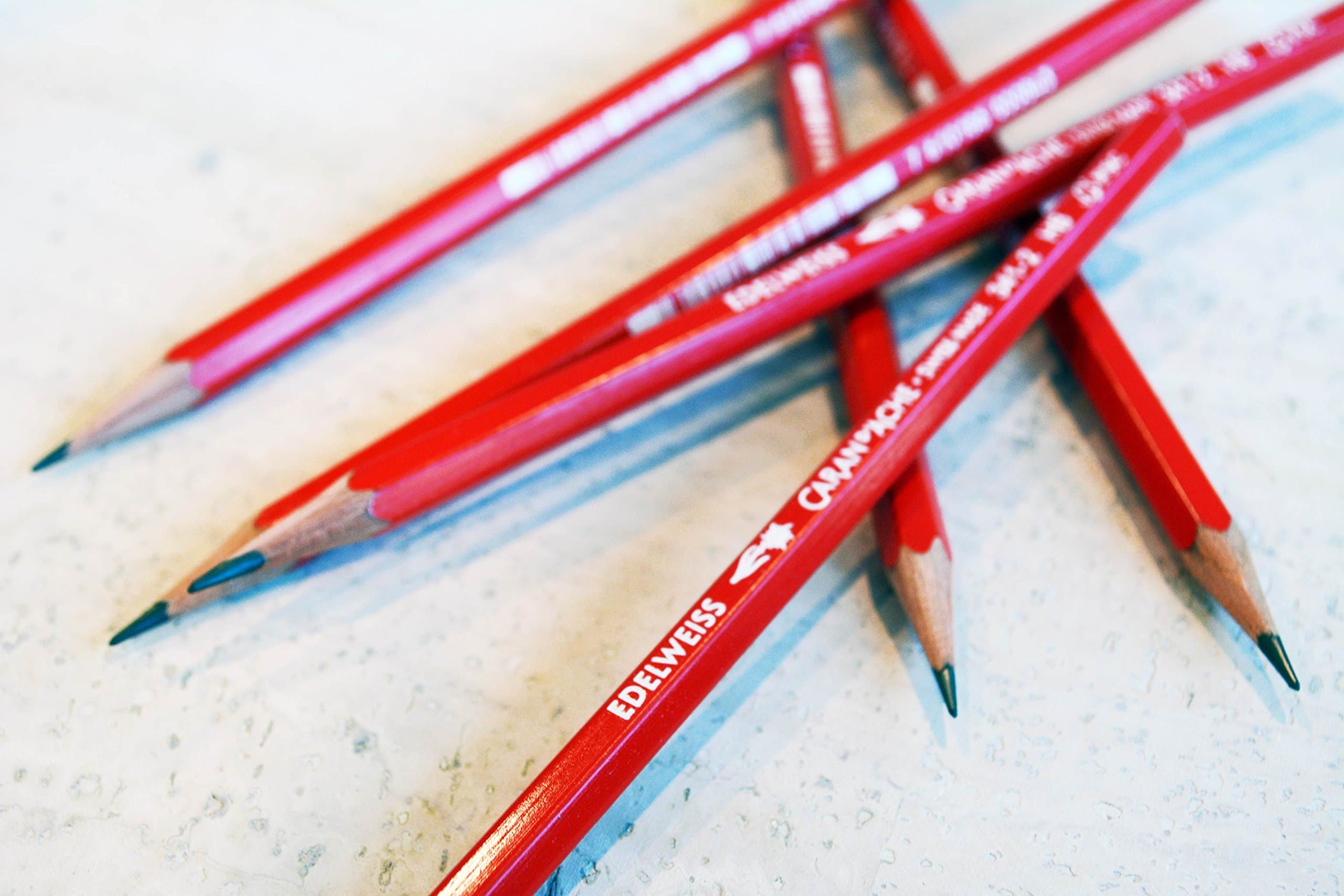 Caran d'Ache Edelweiss HB Writing Pencil - Made in Switzerland - 12 Pack