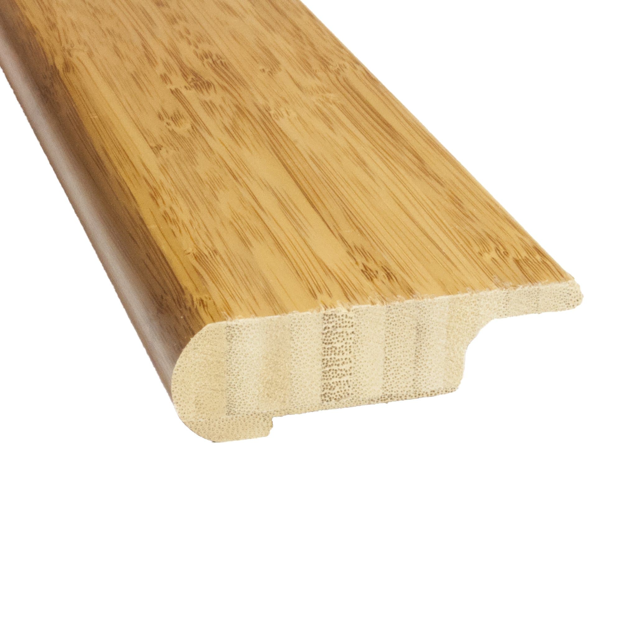 Boedika 9-56802 100-percent bamboo, Stair Nose Overlap, 76-Inch x 3 1/2-Inch x 5/8-Inch, Vertical Grain Carbonized, 2-Pack