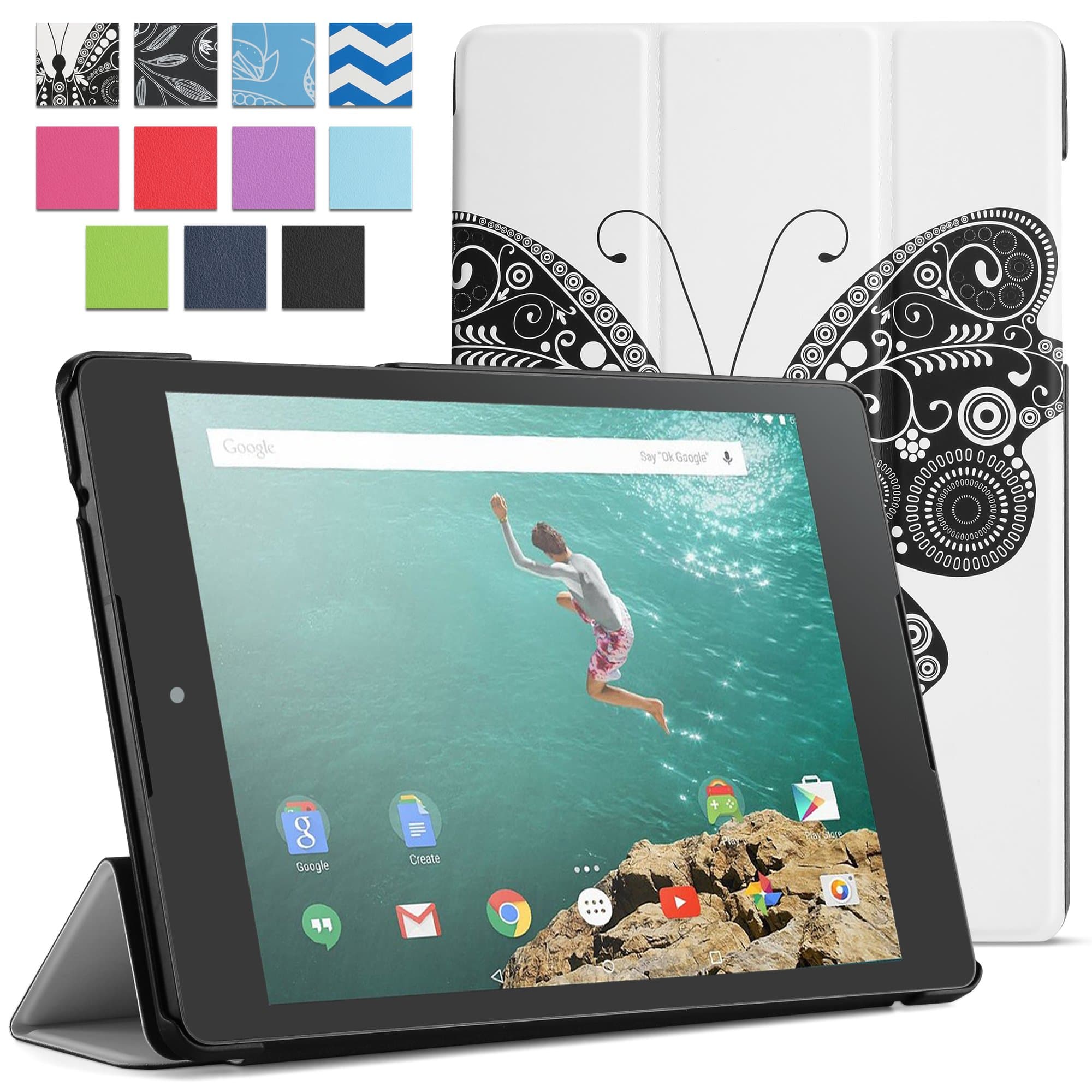 Google Nexus 9 Case - Poetic Google Nexus 9 Case [CoverMATE Series] - [Lightweight] [Art Print] Protective Slim Cover Case for Google Nexus 9 Butterfly (3 Year Manufacturer Warranty from Poetic)