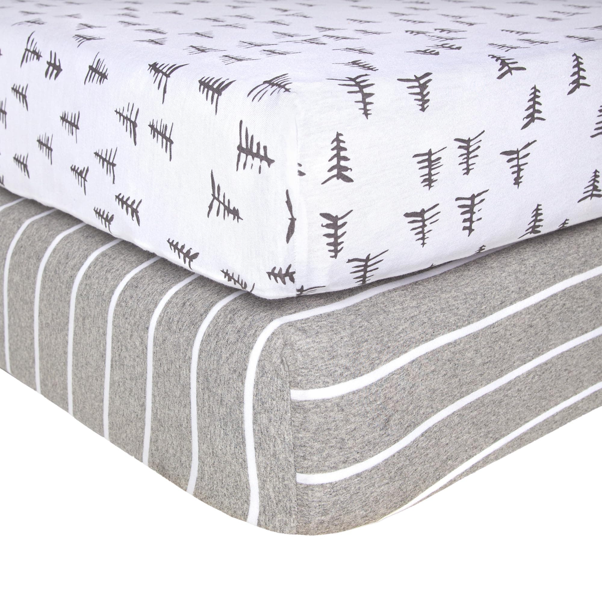 Burt's Bees Baby Essential Organic Cotton Fitted Crib Sheet, Breathable for Boy Girl Standard Crib & Toddler Mattresses