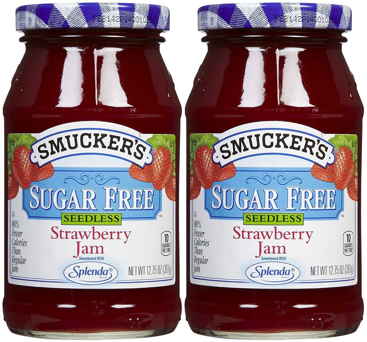 Sugar Free Seedless Strawberry Jam, 12.75 Ounce (Pack of 2)