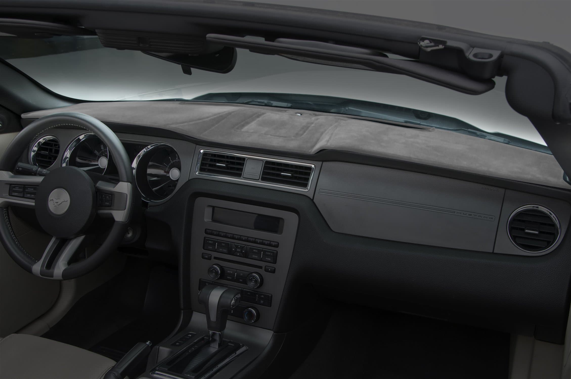 Coverking Custom Fit Dashboard Cover for Select Nissan Sentra Models - Velour (Gray)