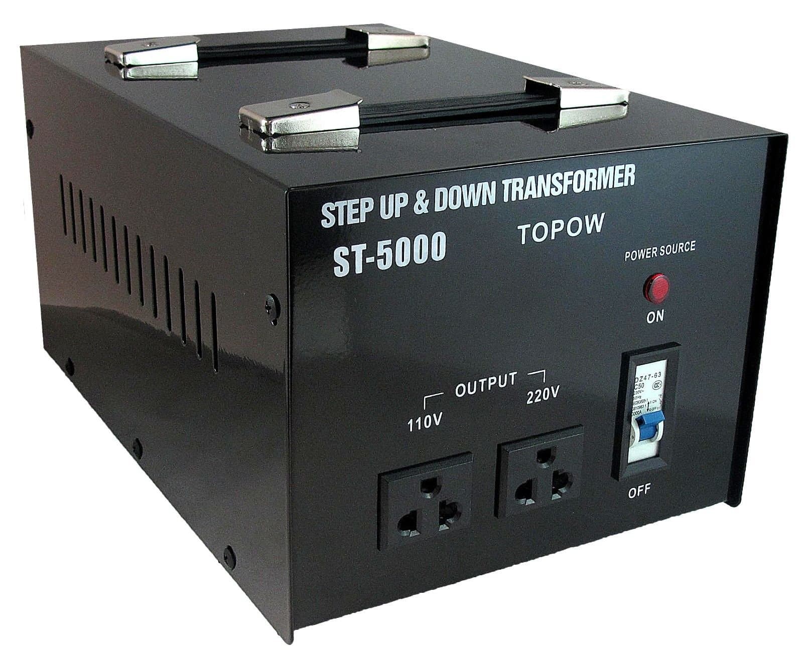 5000W Step Up and Down Electrical Power Voltage Converter Transformer Heavy Duty