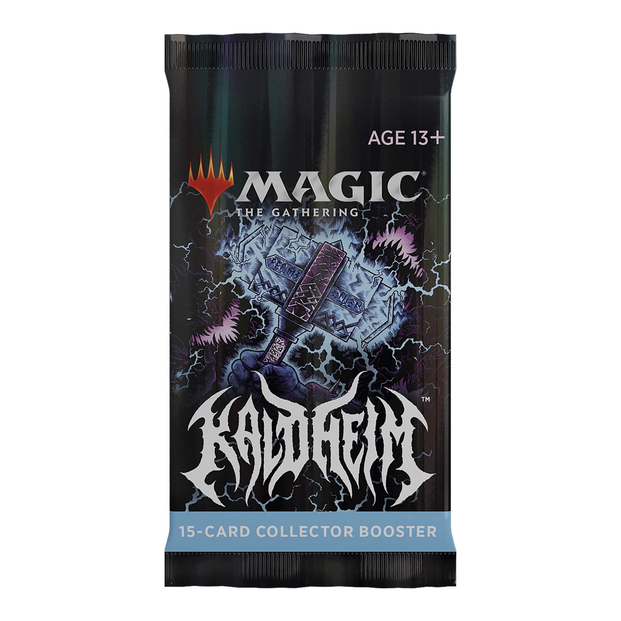 Magic The Gathering : Kaldheim Collector Booster Pack, 15 Cards, Multi