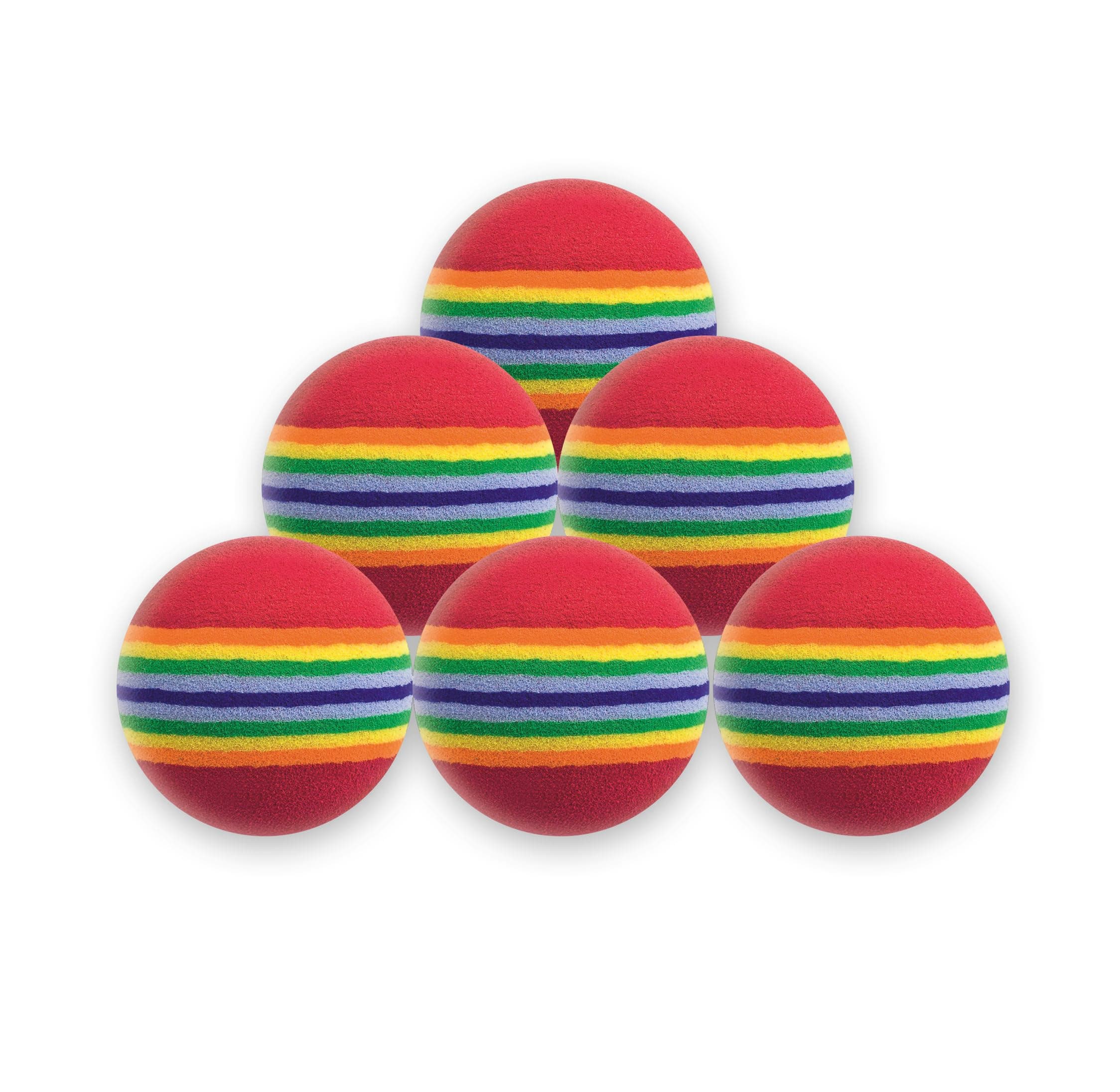 Longridge Foam Practice Golf Balls (Pack of 6 Balls)