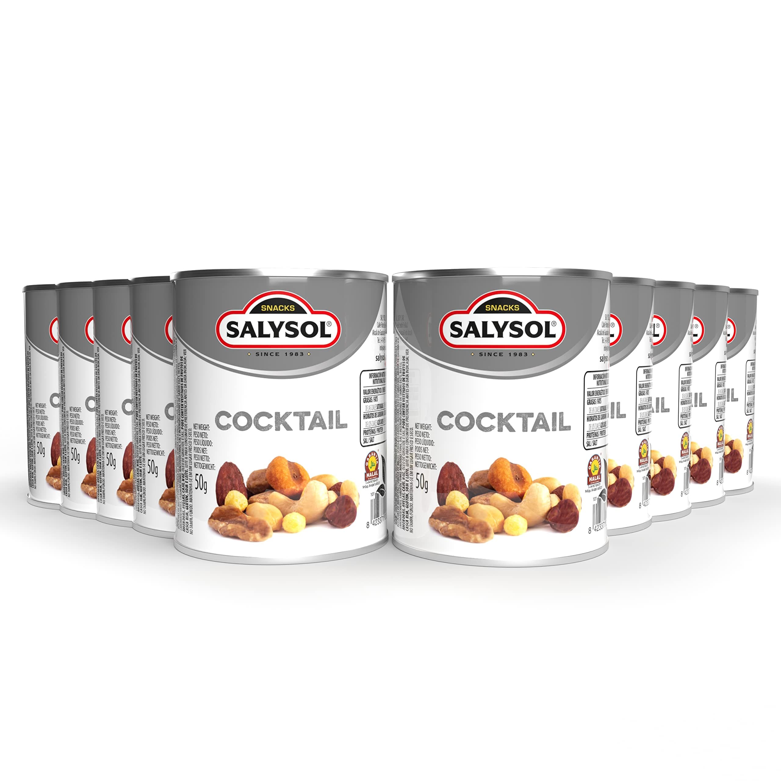 SALYSOL Nuts Cocktail 50 g (Box with 10 Units)