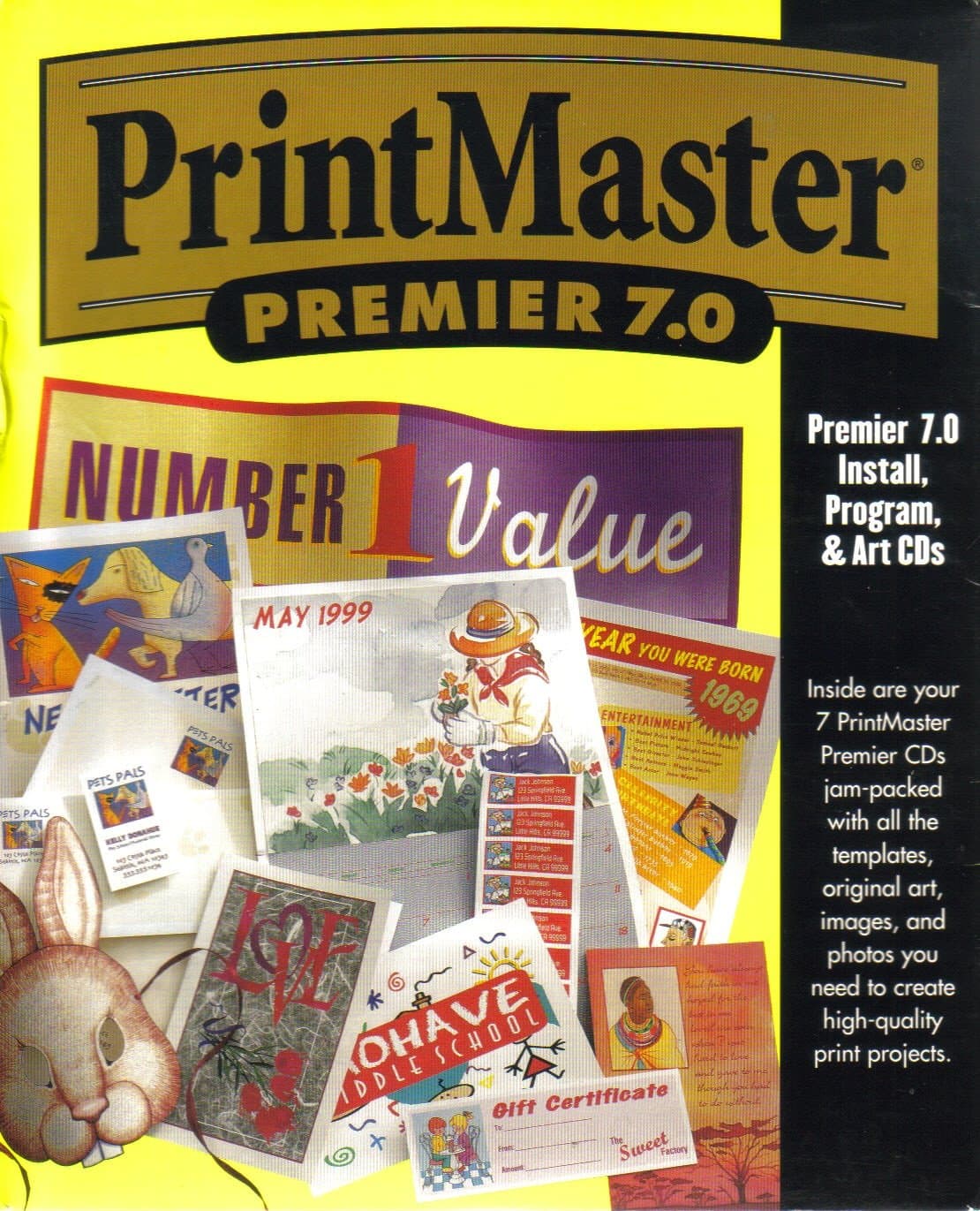 PrintMaster Premier 7.0 for Windows 95/98/NT 4.0