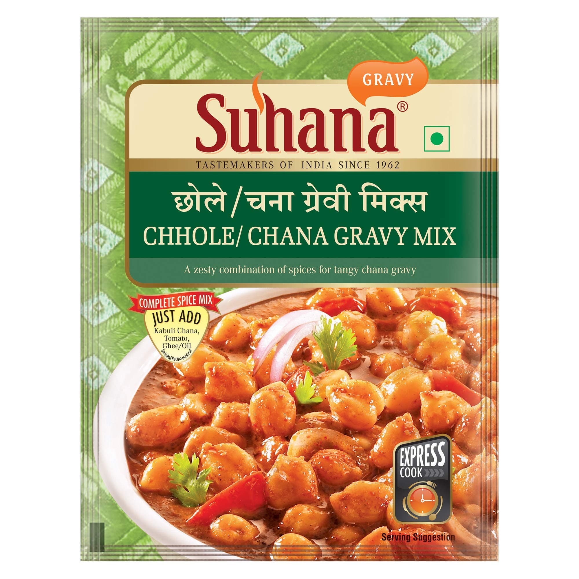 Chhole Chana Gravy 50g Pouch | Spice Mix | Easy to Cook | Pack of 6