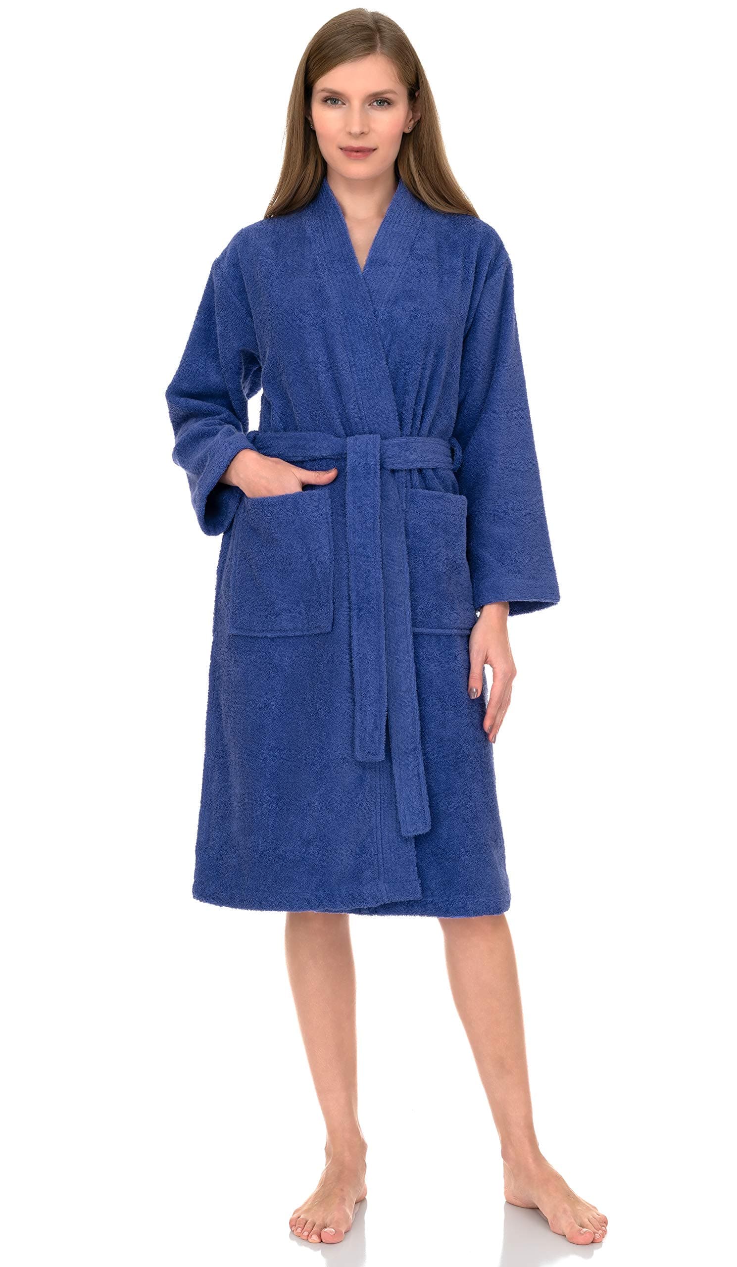 TowelSelectionsWomen's Robe Turkish Cotton Soft Terry Kimono Bathrobe