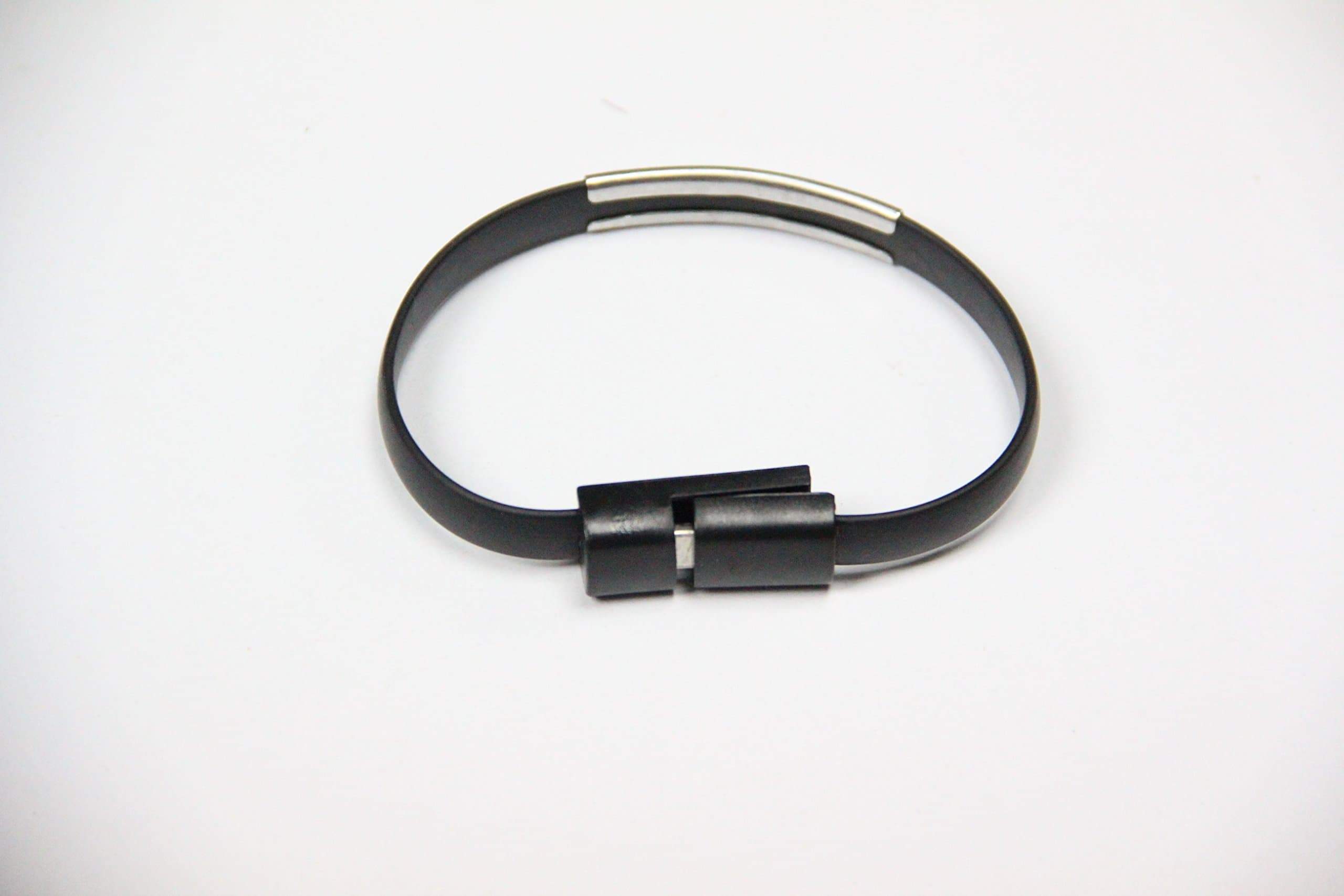 Bracelet USB Cable, Charging and Sync Cable for Apple Products (Black)