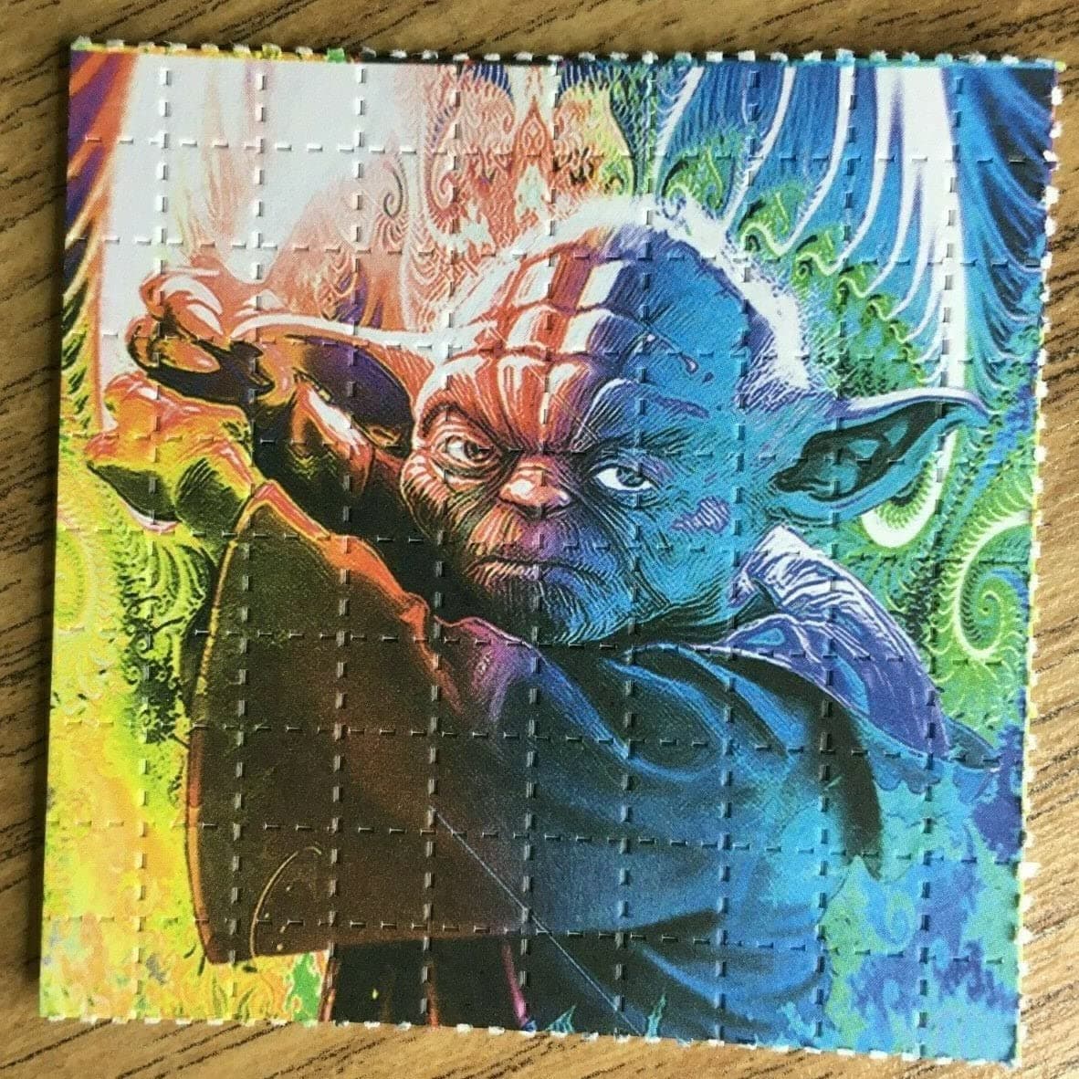 Yoda Blotter Art Psychedelic Art Gift Acid Art 100 Tab Sheet