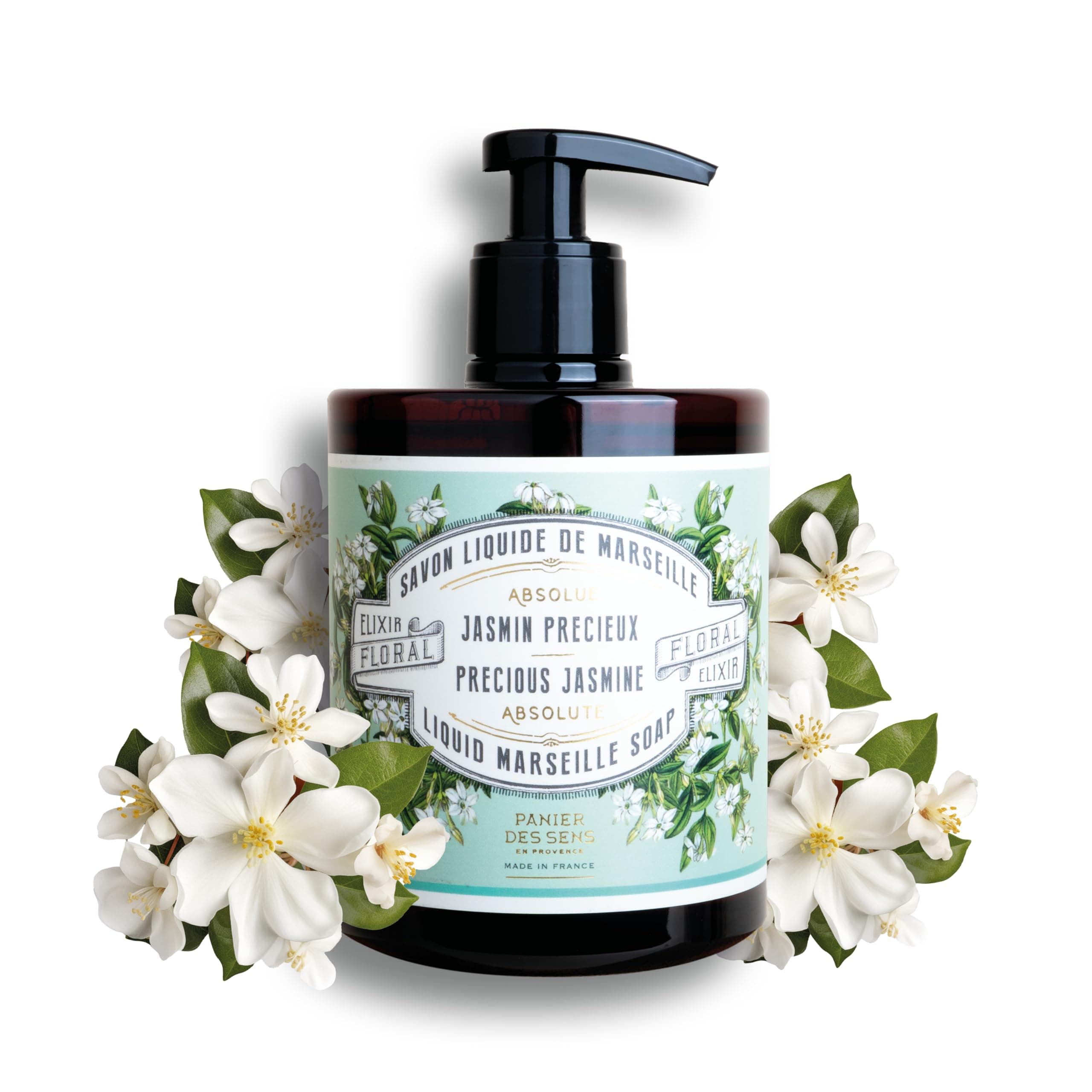 Panier des Sens Precious Jasmine, 16.9 Ounce: Liquid Marseille Soap, Precious Jasmine, 16.9 Ounce
