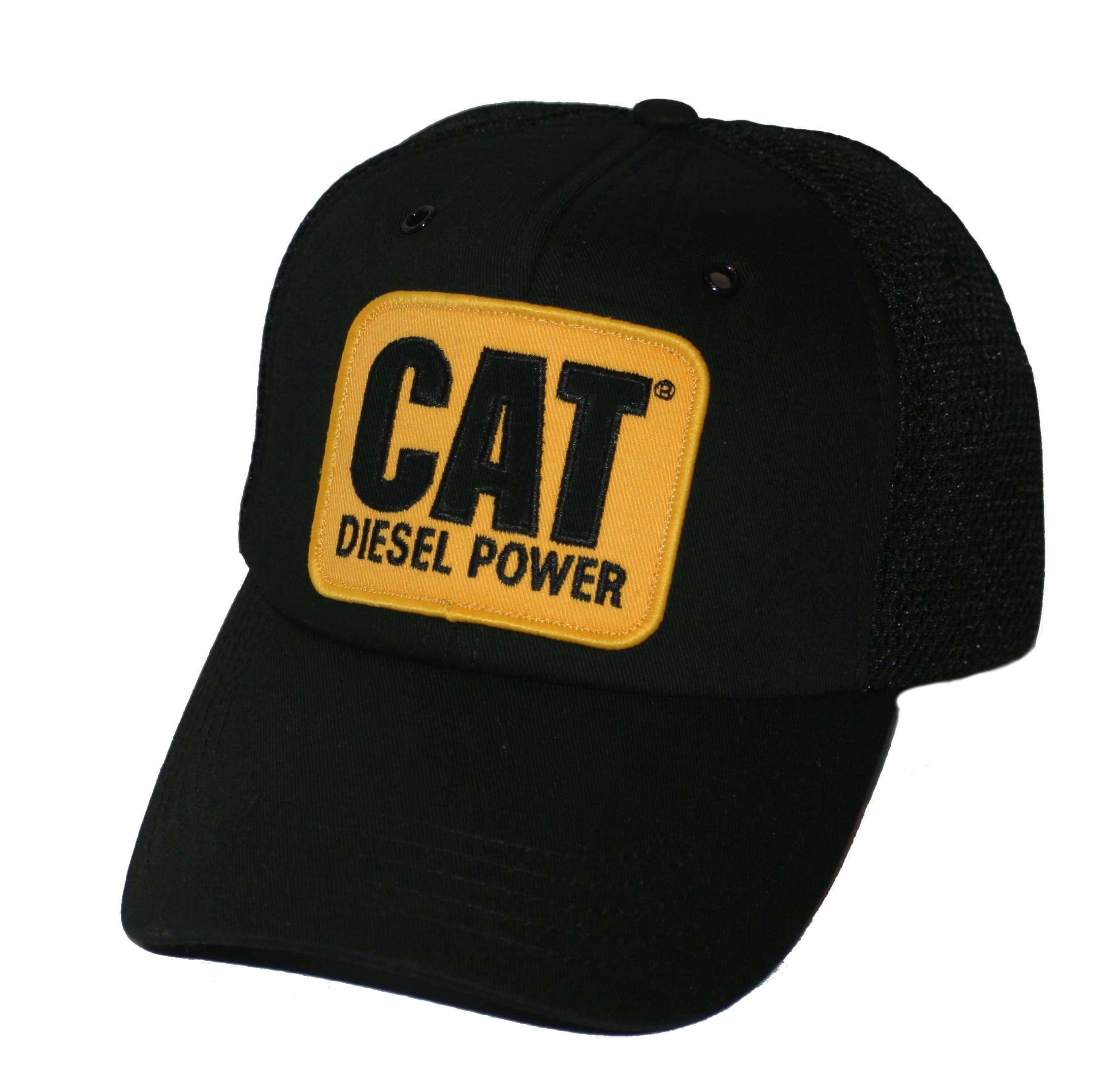 BDCaterpillar CAT Vintage Diesel Power Black Mesh Cap