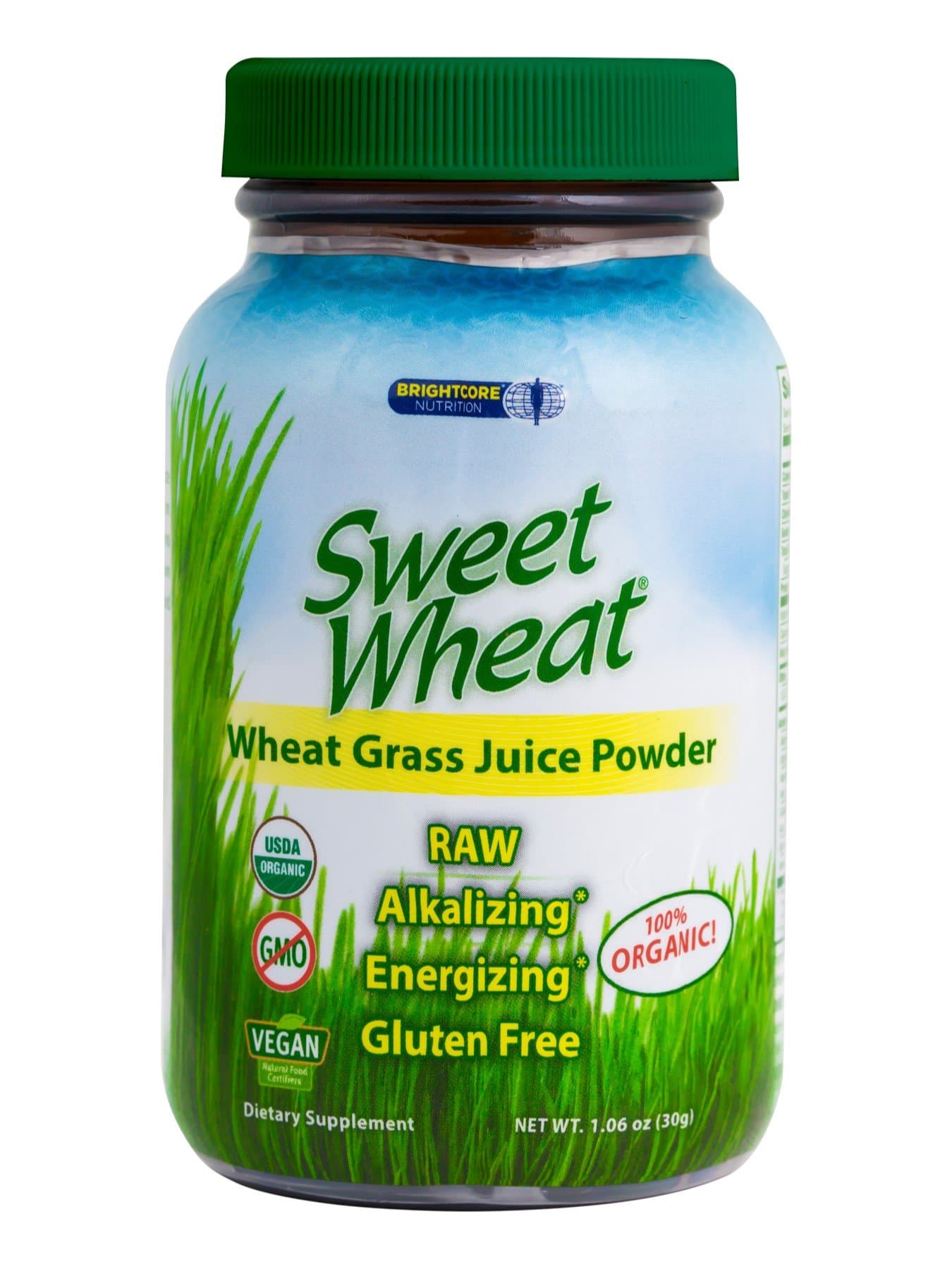 Sweet Wheat Organic Wheat Grass Juice Powder, 30 Servings