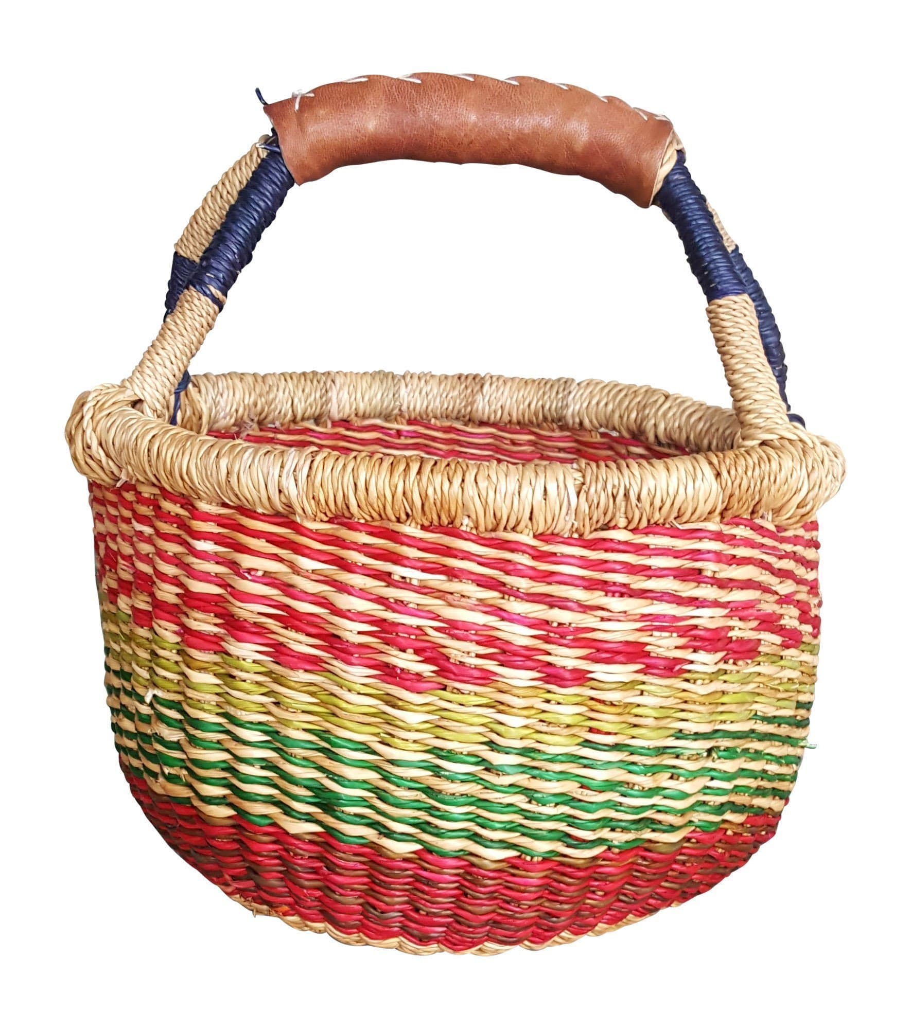 Mini Market Basket Ghana 7-9" Across - Colors Vary