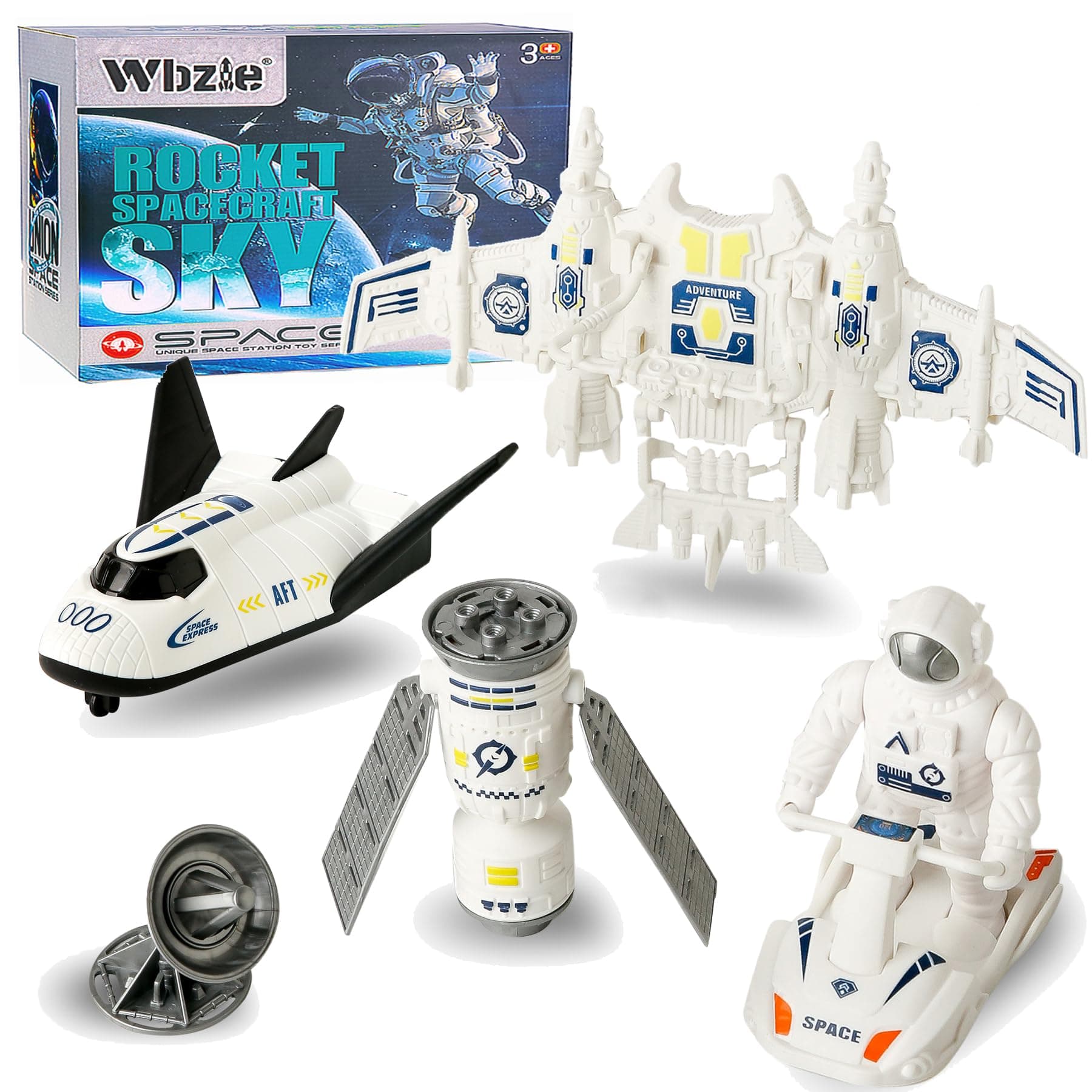 Space Explorer Toy Kit, Space Toys, Set with Astronaut Figure, Astronaut Exploration Gift for Exploring Boys and Girls