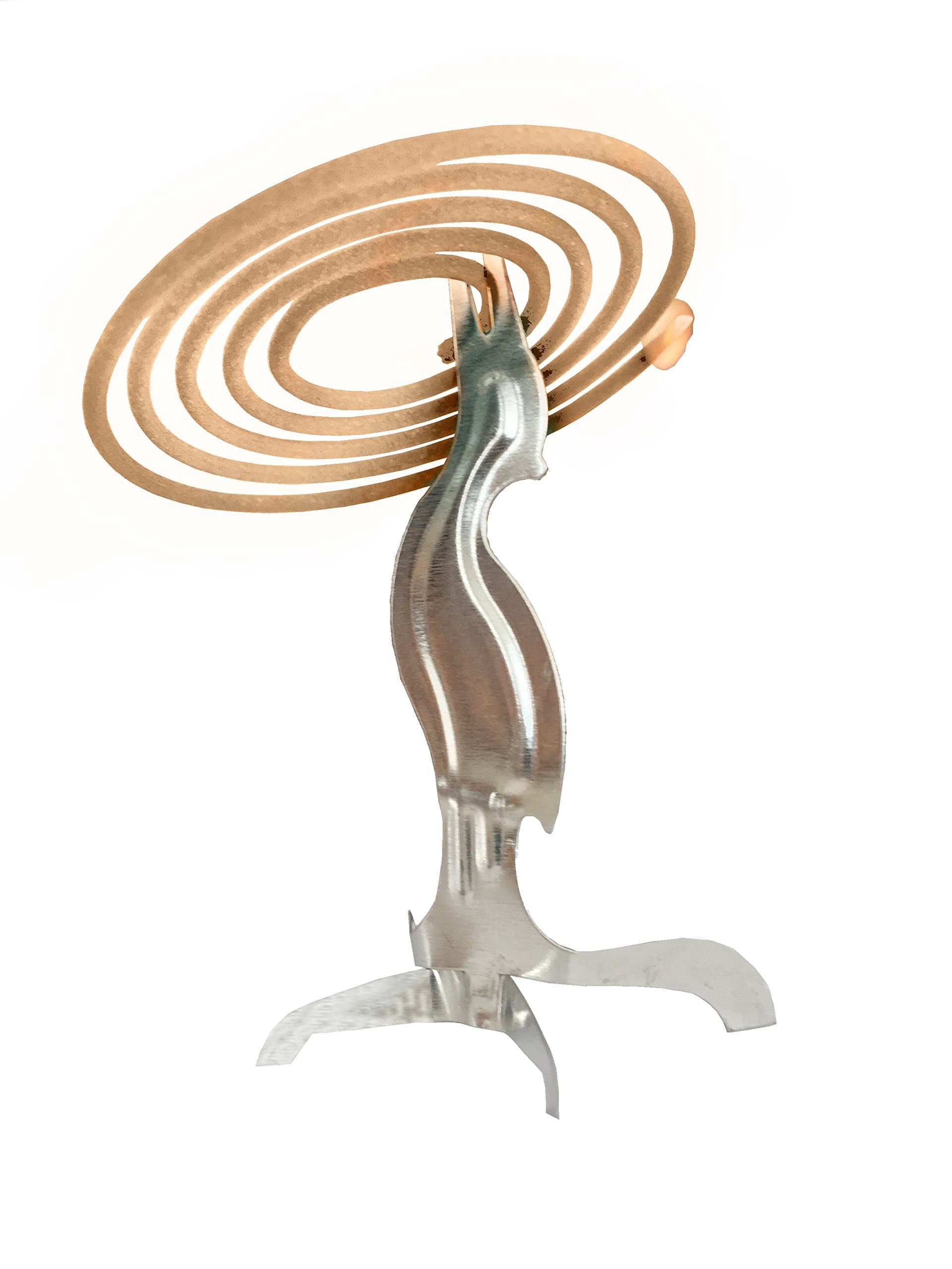 Lavender Herbal Incense Sticks (32 Japanese Coils) - Includes Ornate Burner and Holder