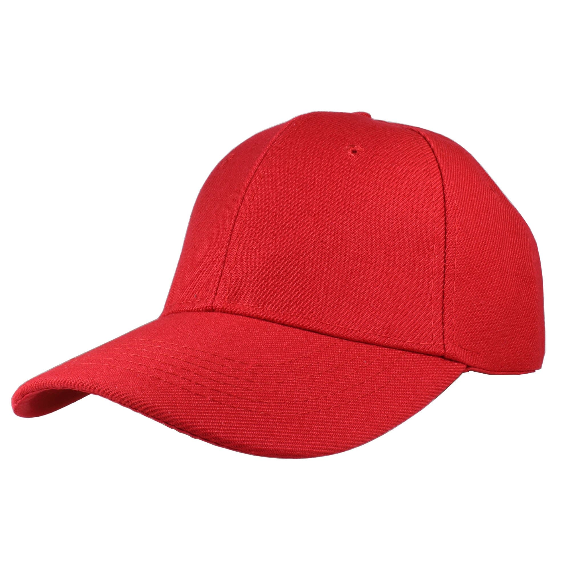 Adult Plain Baseball Cap Hat Classic Adjustable Size for All Seasons