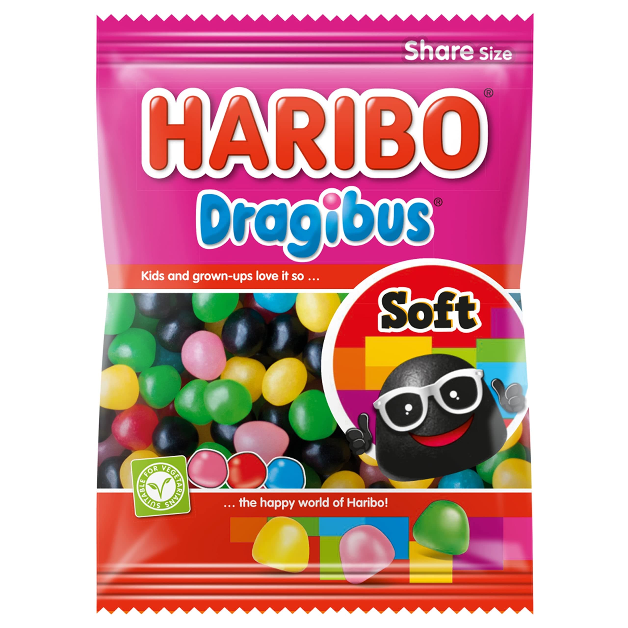 Haribo Dragibus Soft | Bag of 7.05oz/200gr