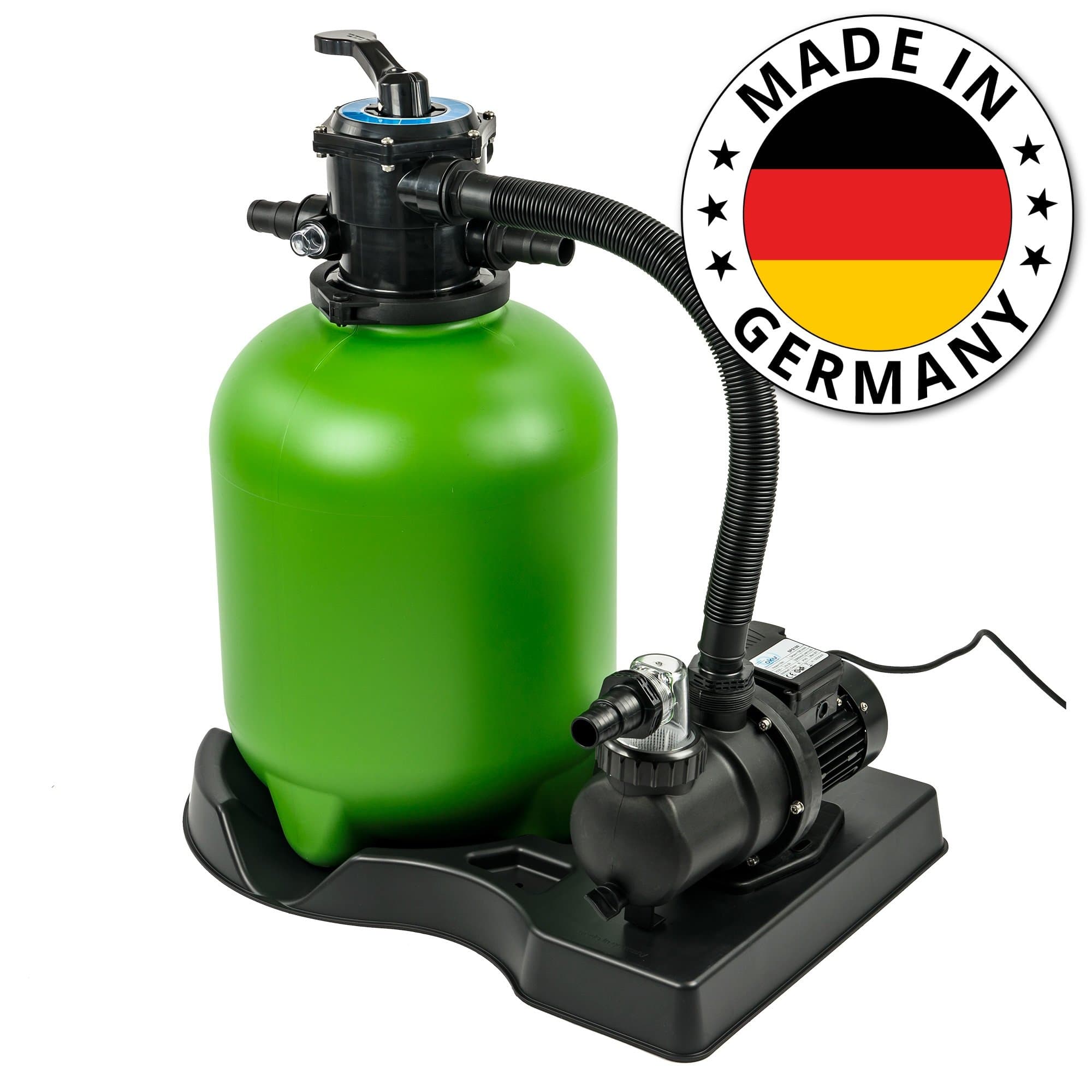 SL247 Sand Filter System for Pools up to 40 m² 6 m/6 M²/h Pool Filter Kettle Made in Germany