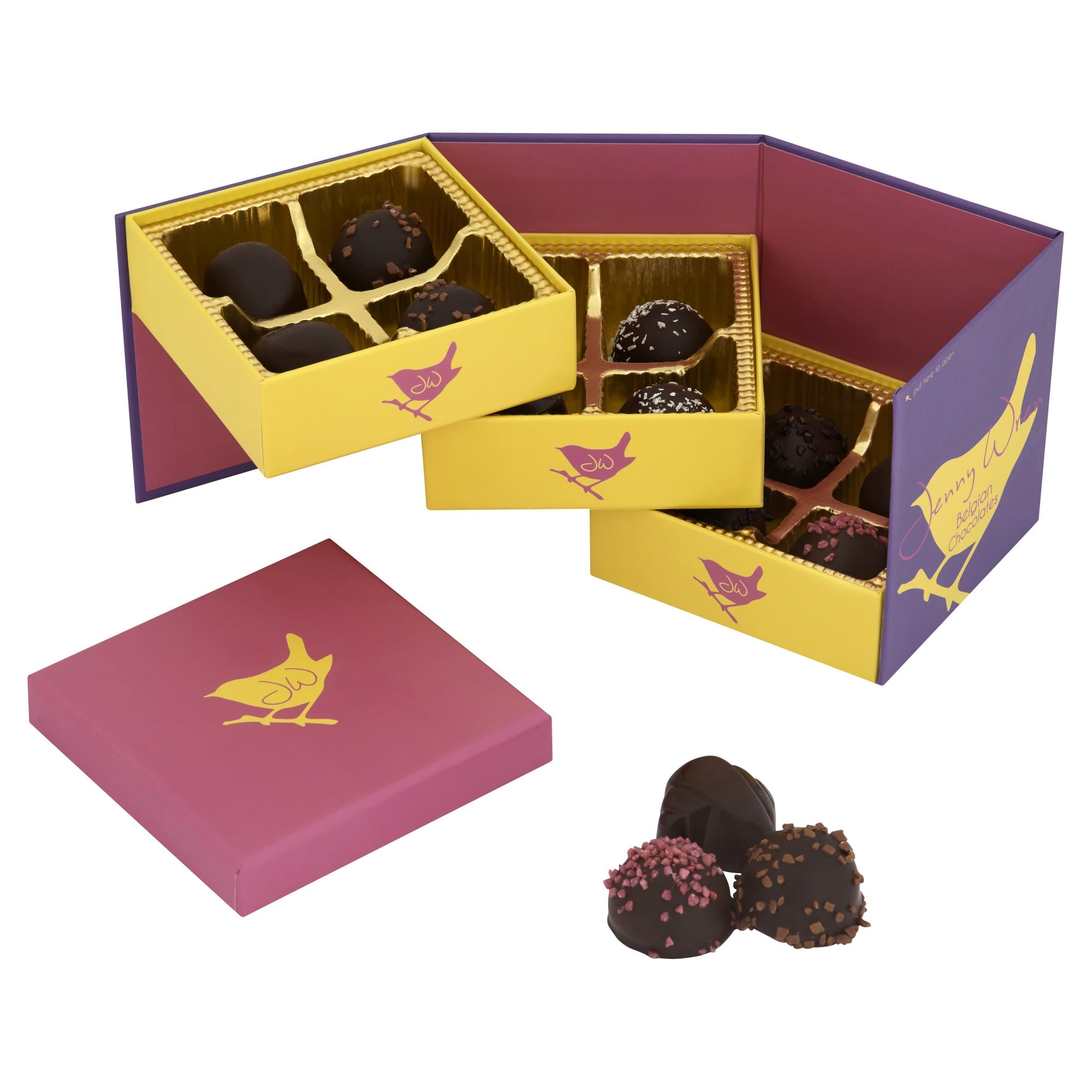 Jenny Wren Chocolates All Dark Collection 172gram