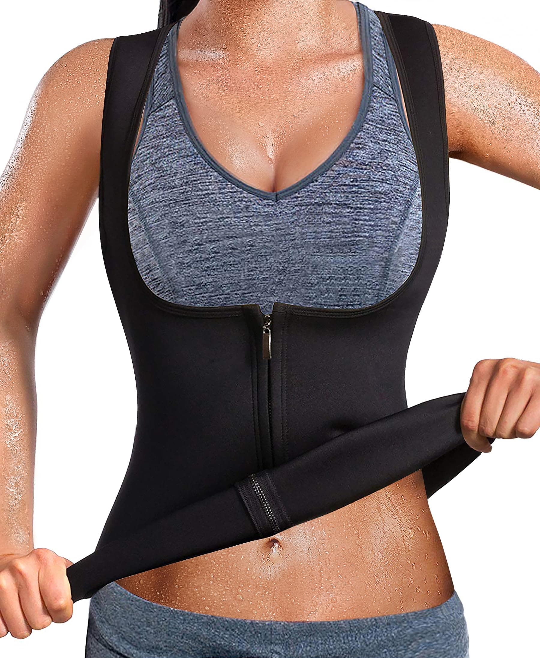 Womens' Sauna Suit Workout Sweat Body Shaper