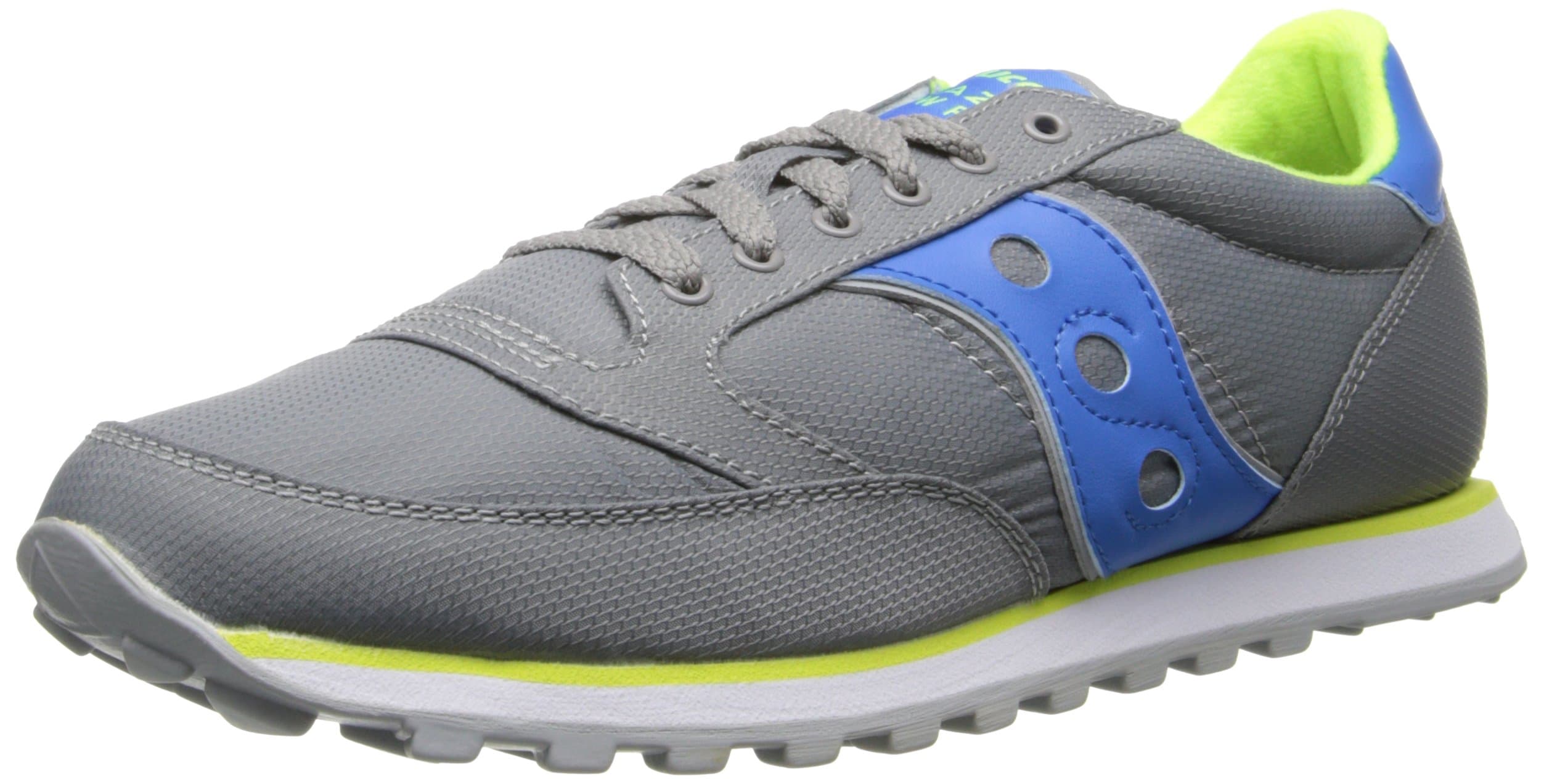 Saucony Originals Women's Jazz Low PRO Nylon-W, Grey/Blue, 8.5 M US