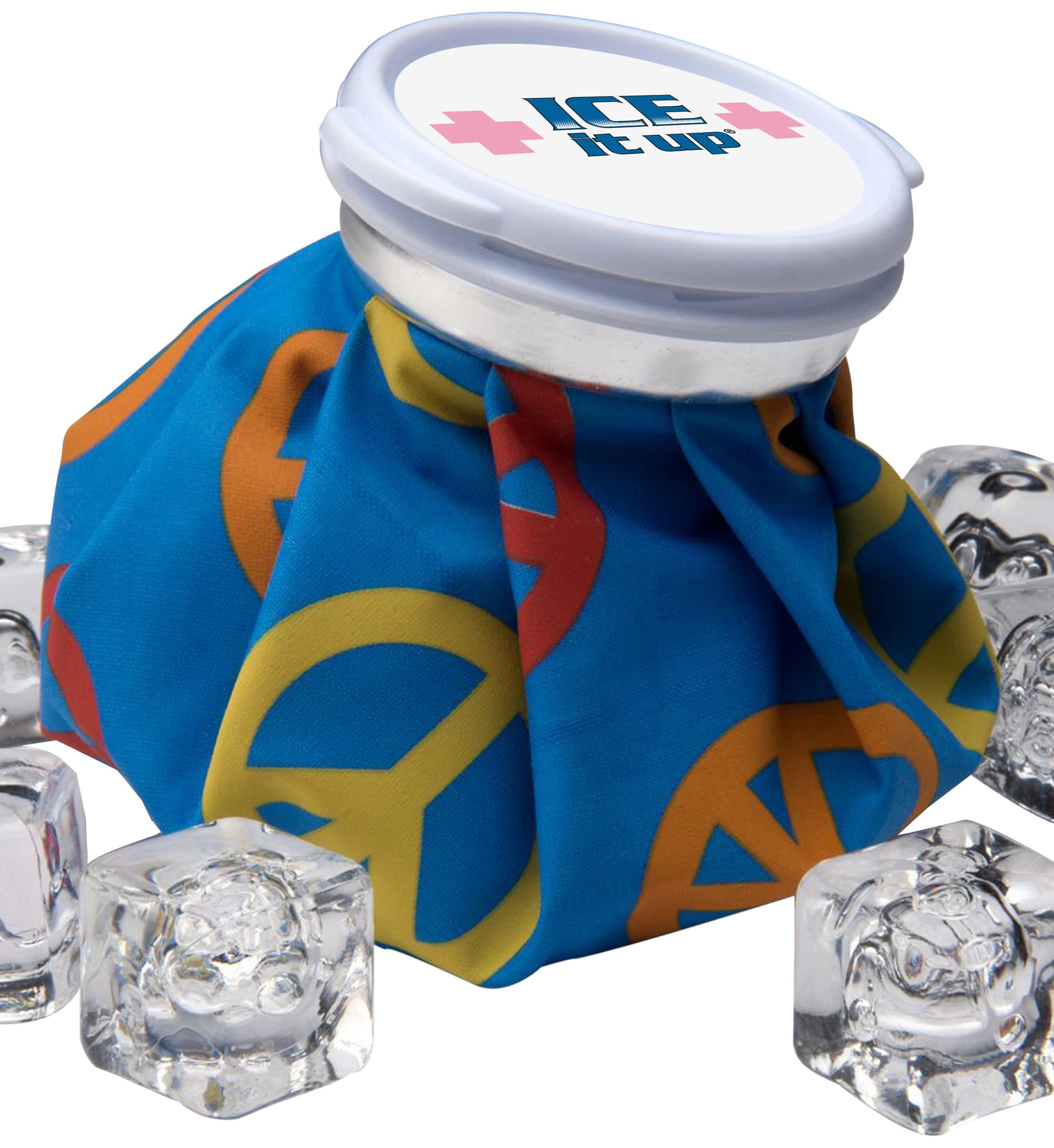 Ice Aid Vintage Style Ice Bag, Peace Sign