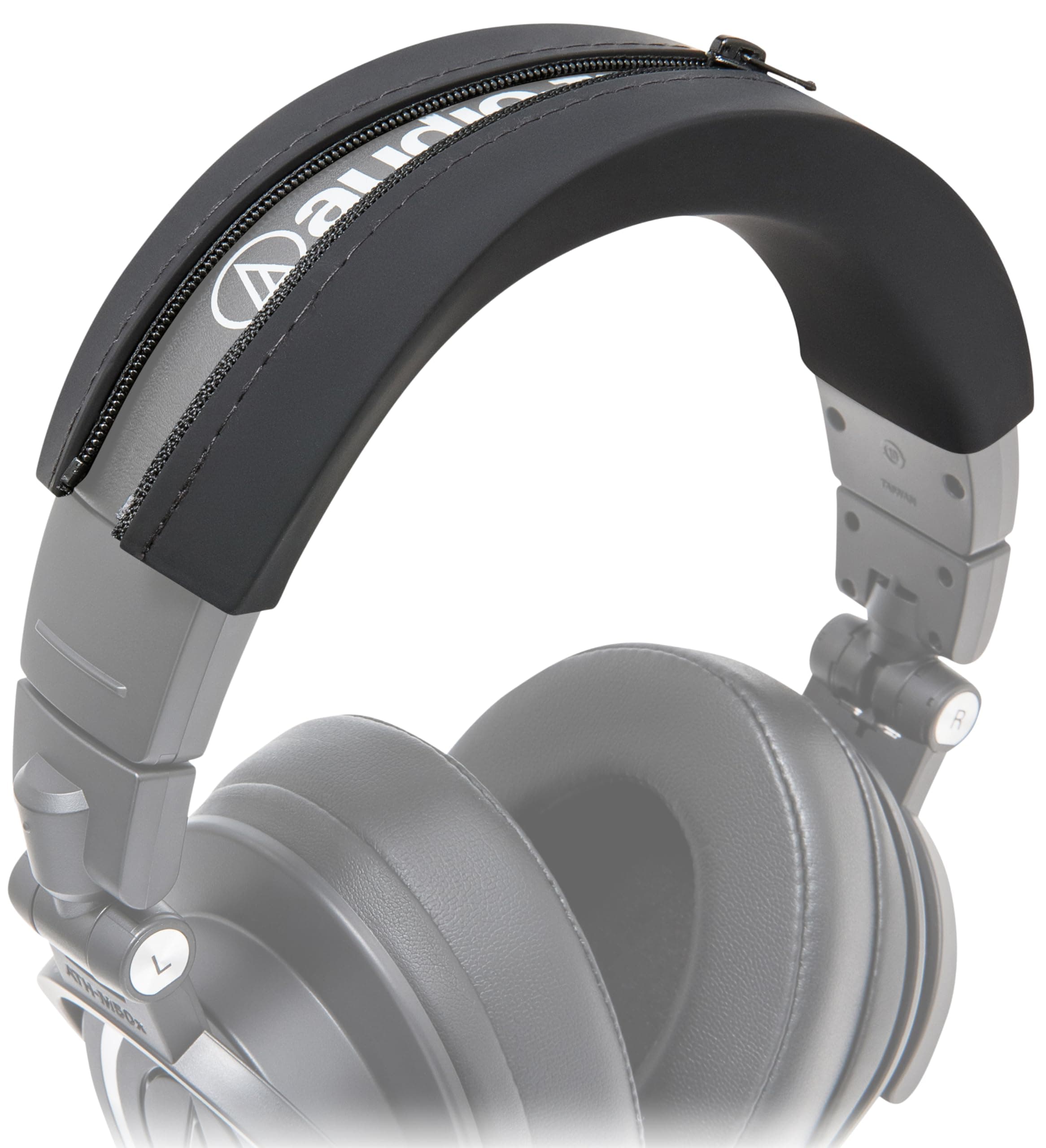 BandZ ATH - Upgraded Headband Cover for Audio Technica ATH M50X / M50XBT / M50 / M40X / M40 / M40FS / M30X / M30 / M20X / MSR7 by Wicked Cushions | Black