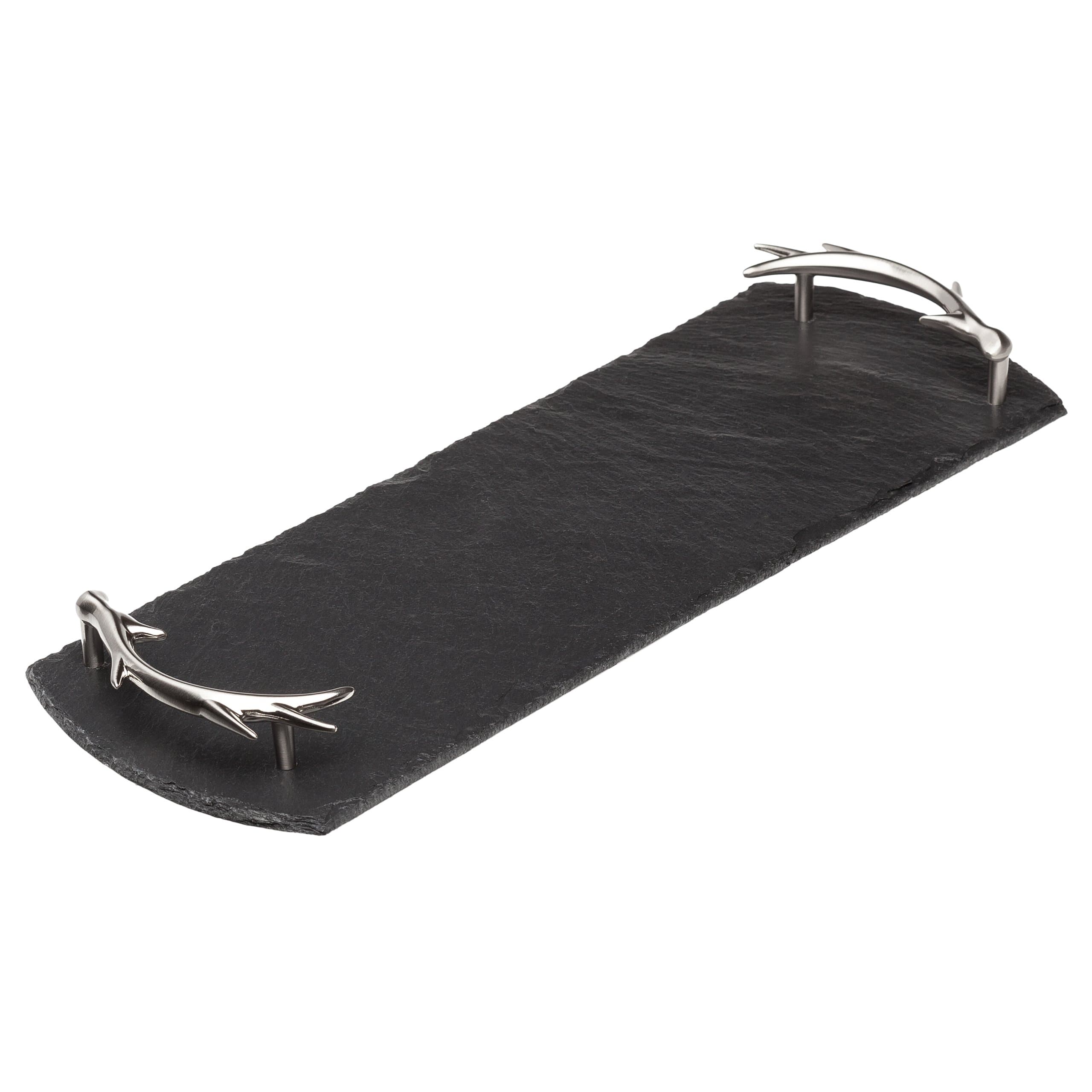 The Just Slate CompanySmall Serving Tray with Antler Handles