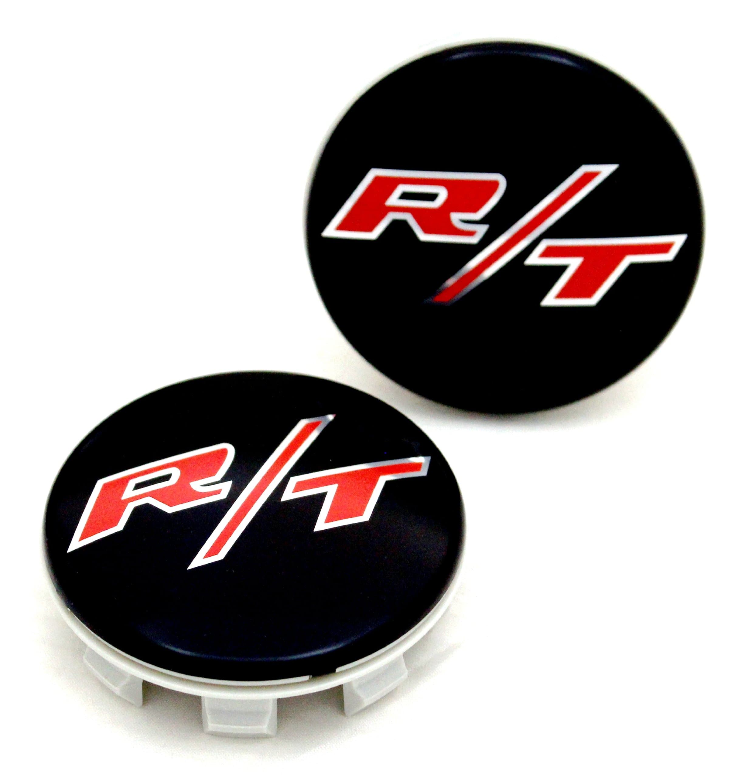 StatiCap R/T Wheel Center Cap Hub Floating Self Leveling with Black Logo 63.5 mm