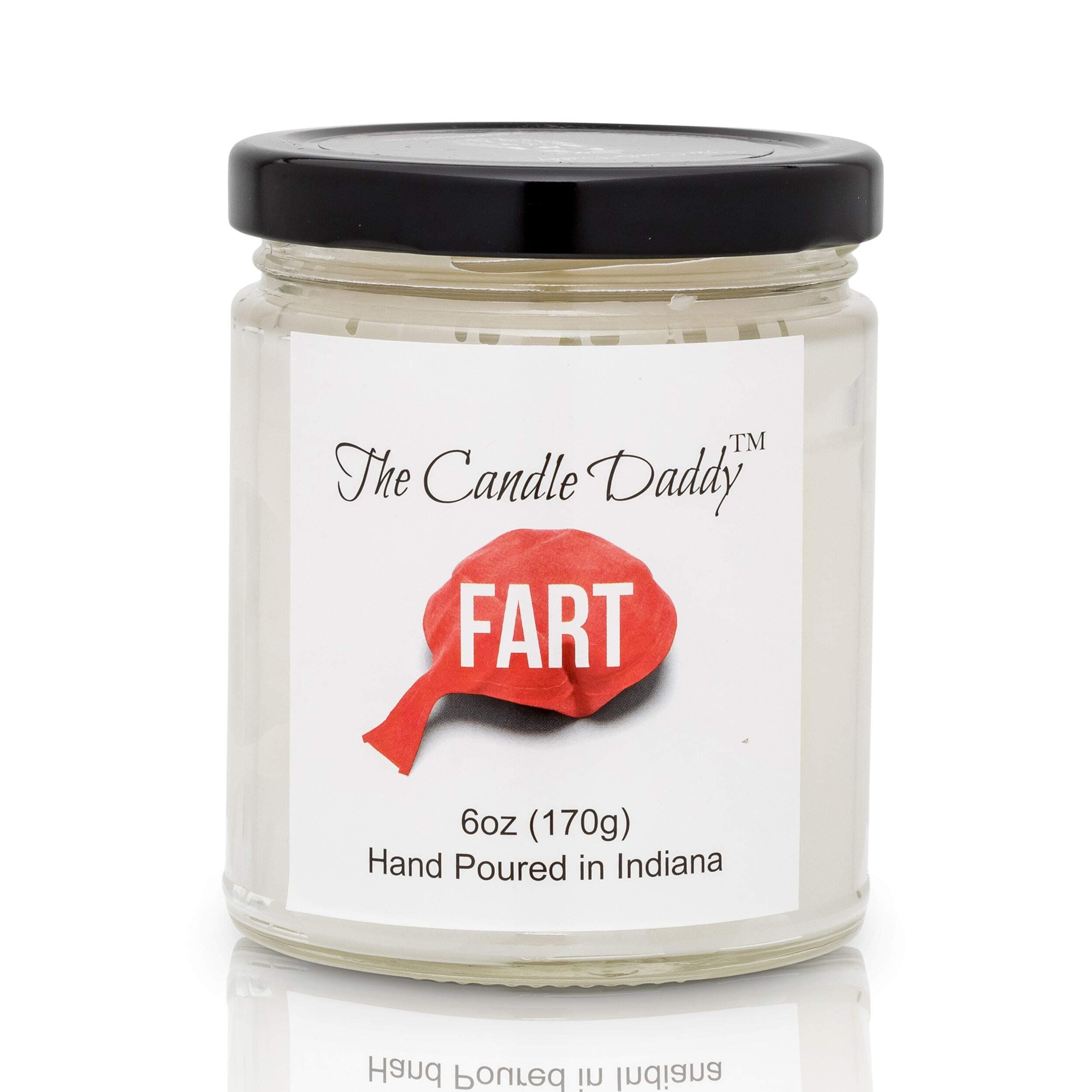 Fart Scented Candle - Smells Terrible- 6 Ounce Jar Candle