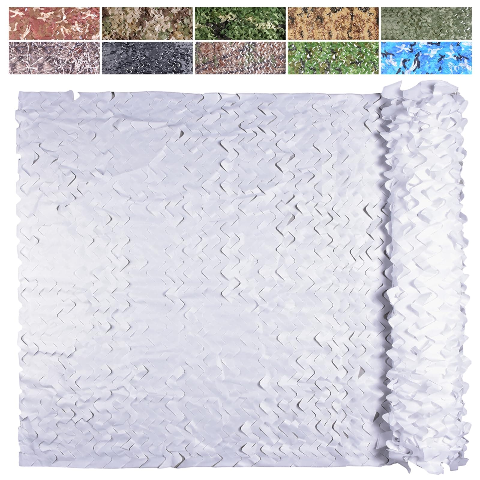 iunio Camo Netting, Camouflage Net, Bulk Roll, Mesh, Cover, Blind for Hunting, Decoration, Sun Shade, Party, Camping, Outdoor