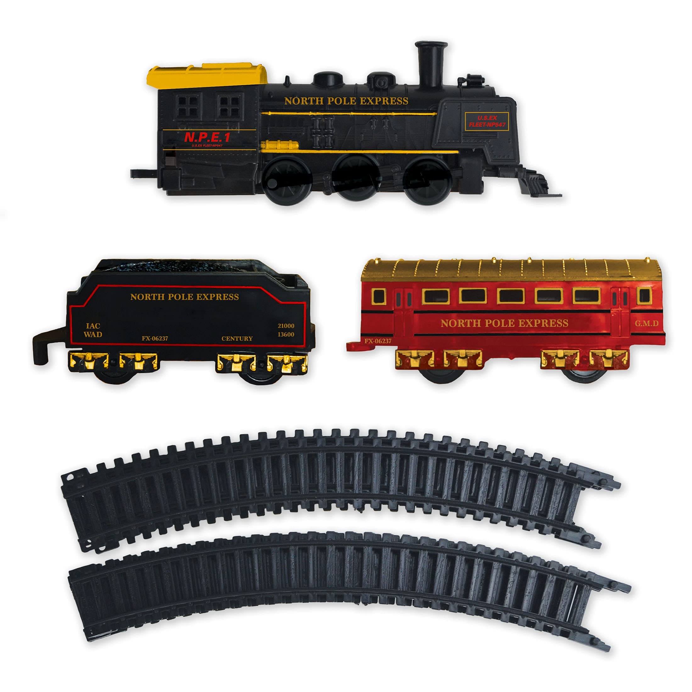 Well Played North Pole Express Battery Operated Train 13 Pc Set