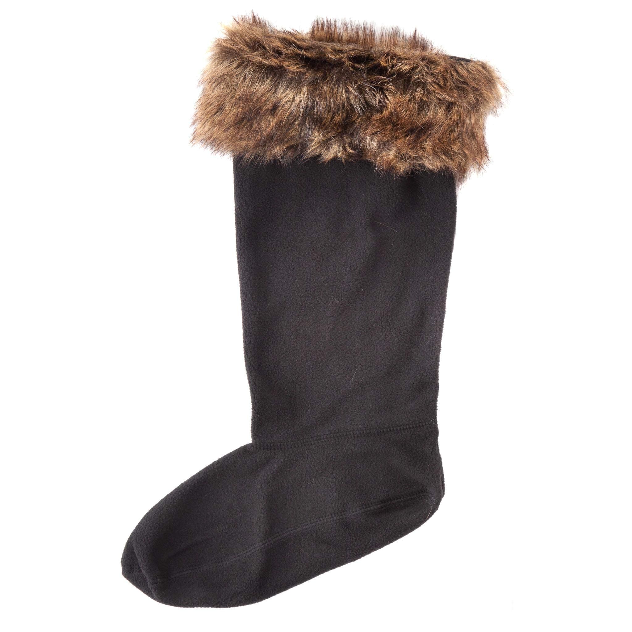 Jileon Fleece Boot Socks For Women - Soft Fleece Warm Boot Liners for Women (Fur Small)