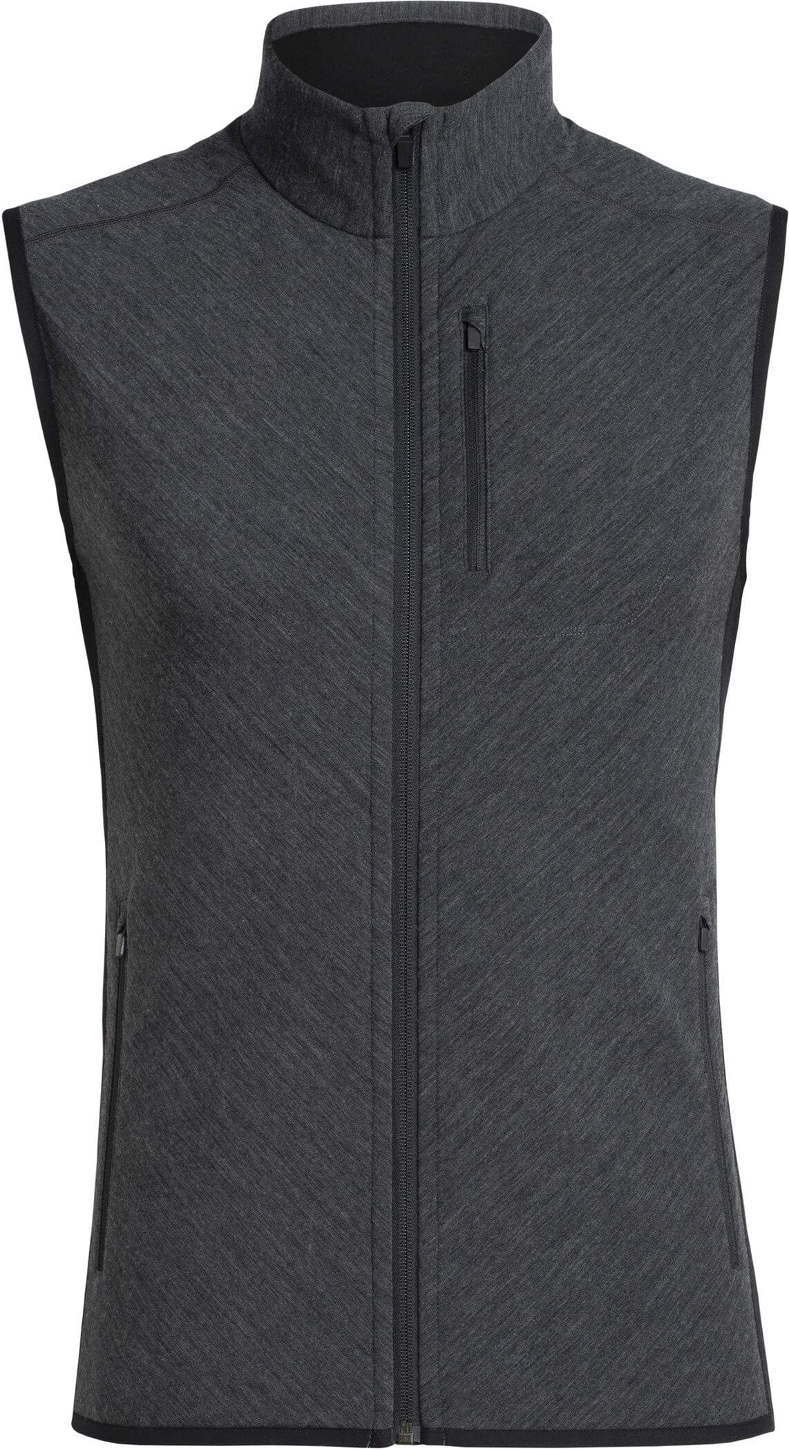 Icebreaker Descender Vest Men jet heather/black Size XL 2019 outdoor vest