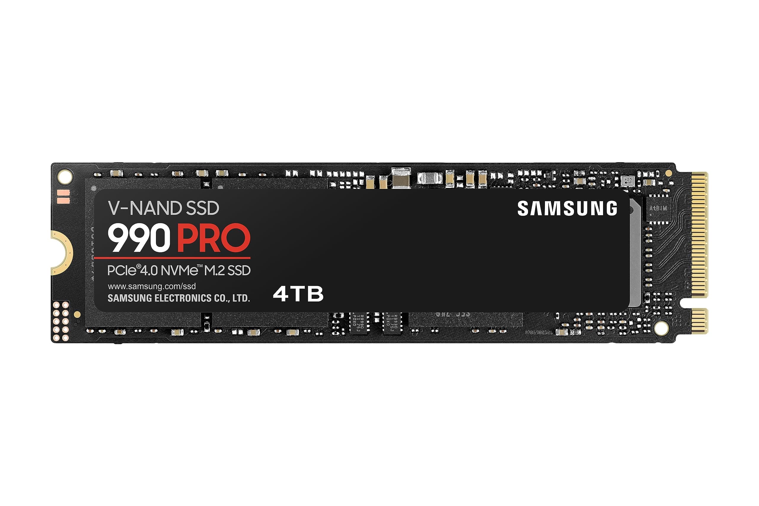 Bolvunes 990 PRO SSD 4TB PCIe 4.0 M.2 2280 Internal Solid State Hard Drive Seq. Read Speeds Up to 7 450 MB/s for High End Computing Gaming and Heavy Duty Workstations MZ-V9P4T0B/AM Black