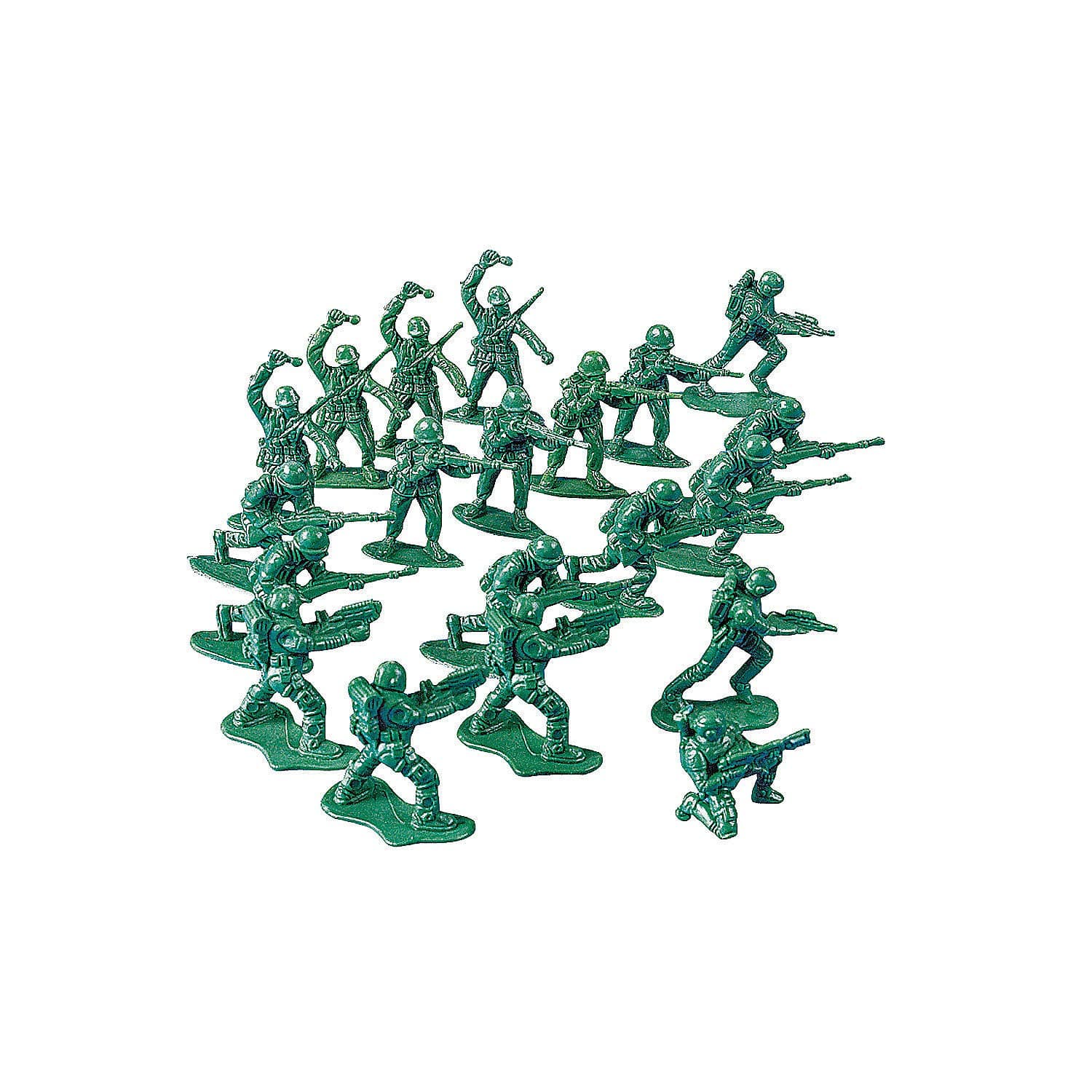 Fun Express Mini Green TOY Soldiers U.s. Army Men Play War Kids Toys Boys